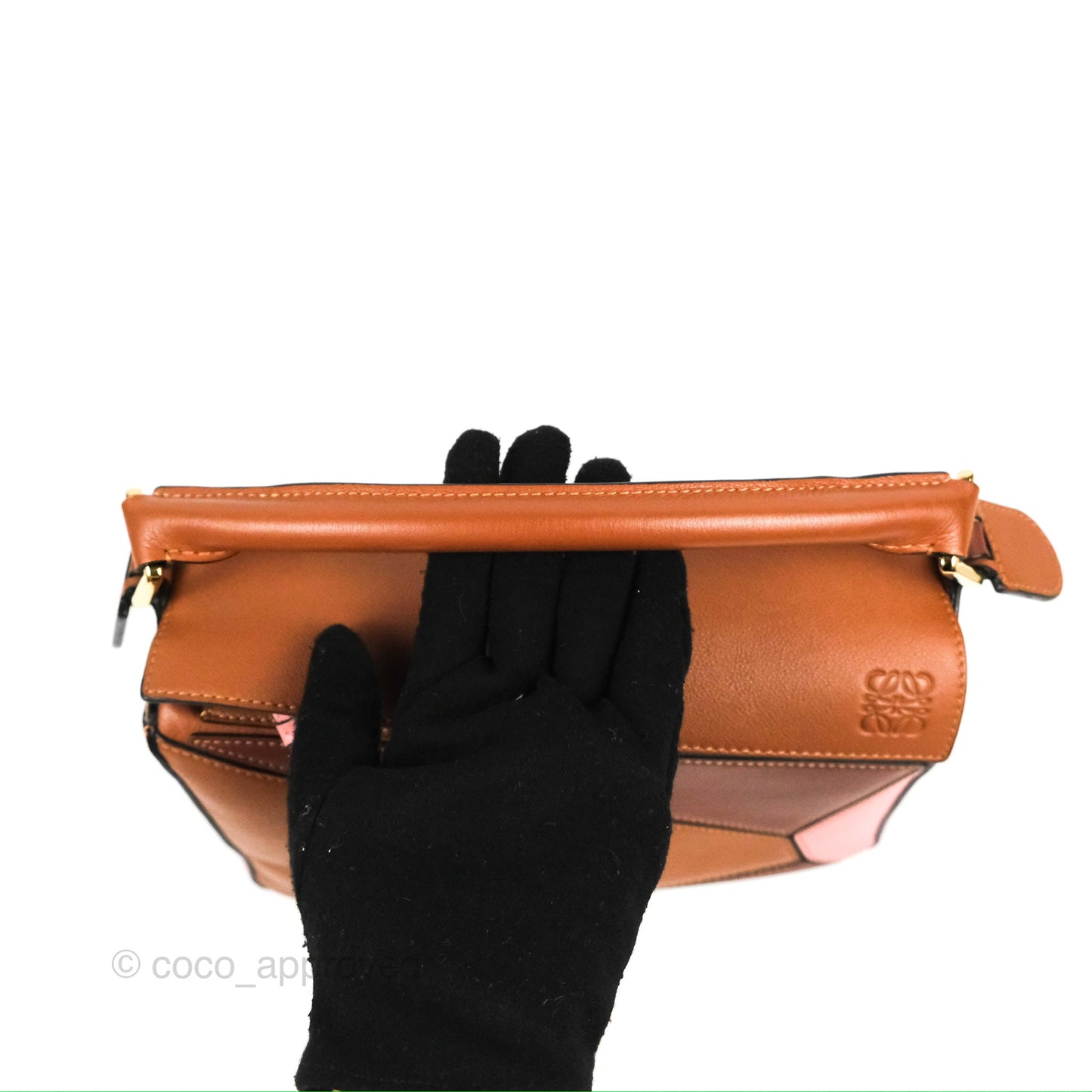 Loewe Small Puzzle Bag Blush Tan Calfskin