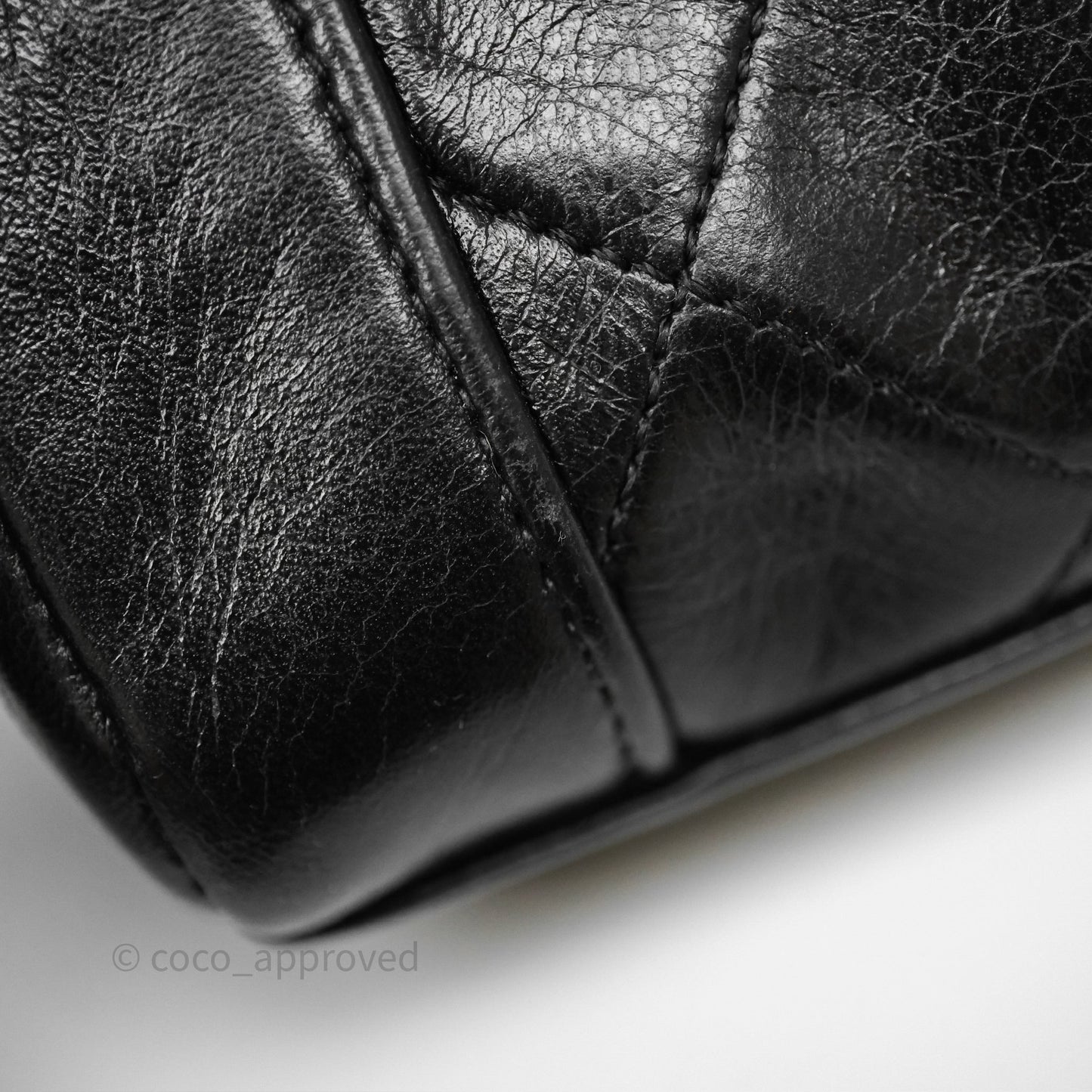 Chanel Vintage Small Diana Flap Black Lambskin 24K Gold Hardware