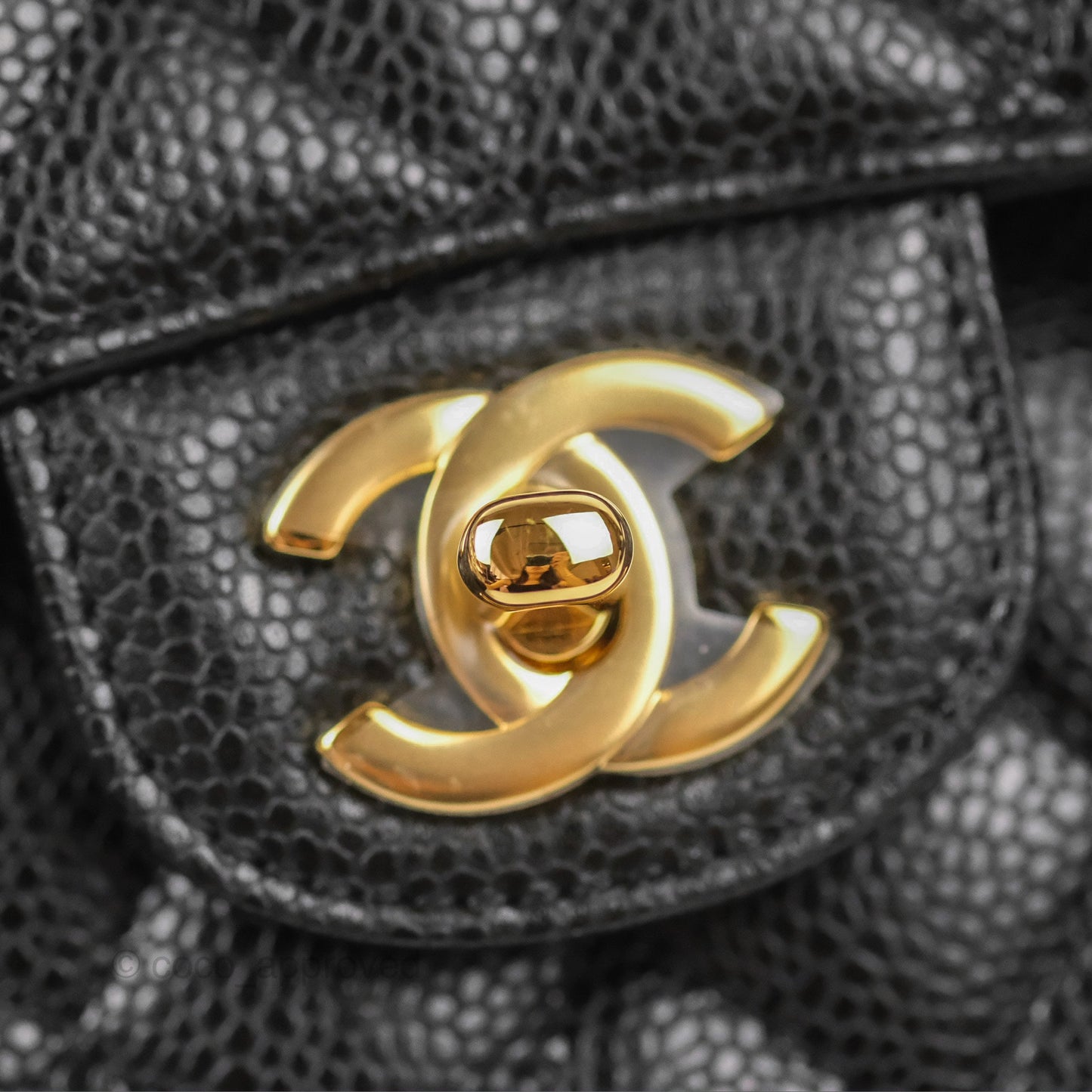 Chanel Small Classic Quilted Flap Black Caviar Gold Hardware