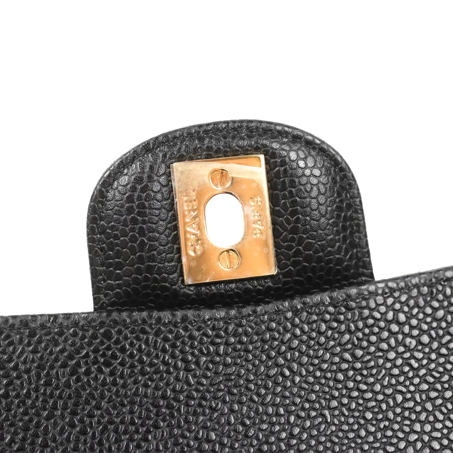 Chanel Small Classic Quilted Flap Black Caviar Gold Hardware