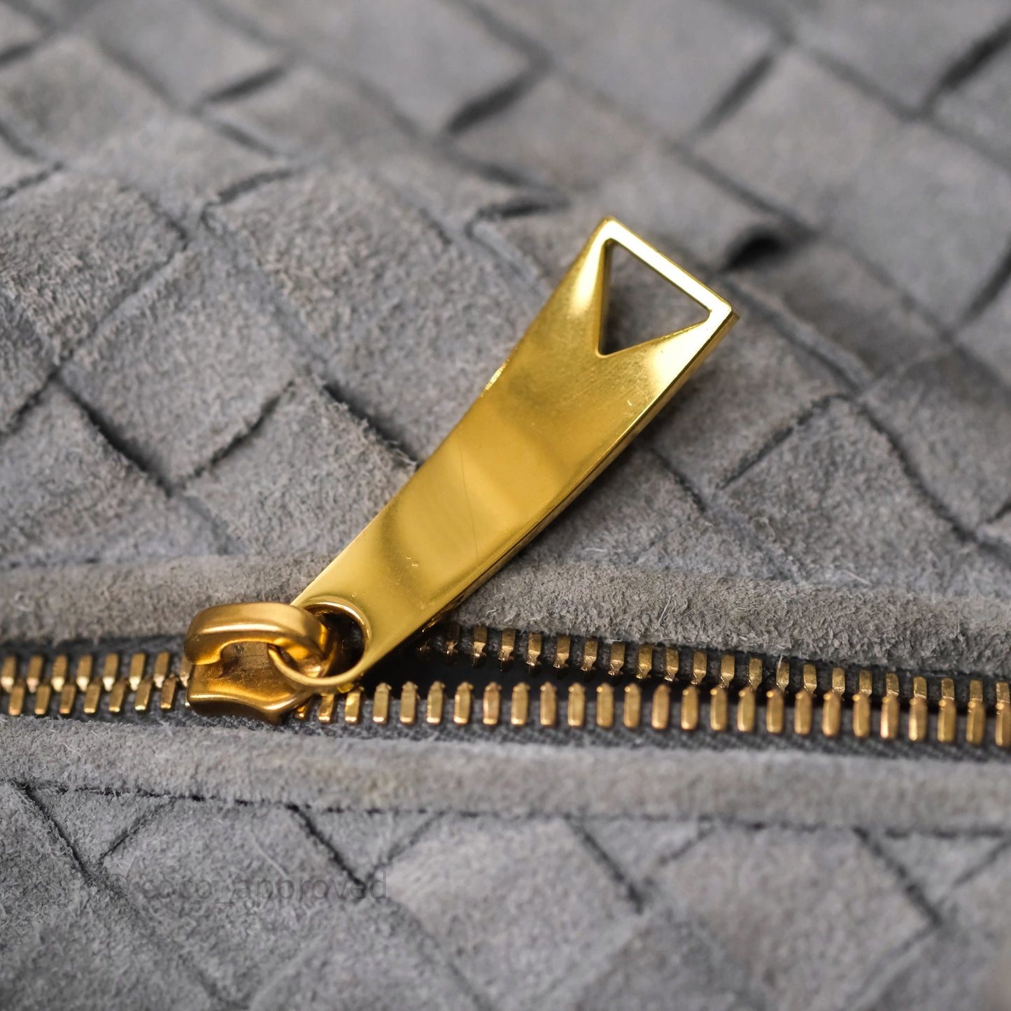 Bottega Veneta Teen Jodie Grey Intrecciato Suede