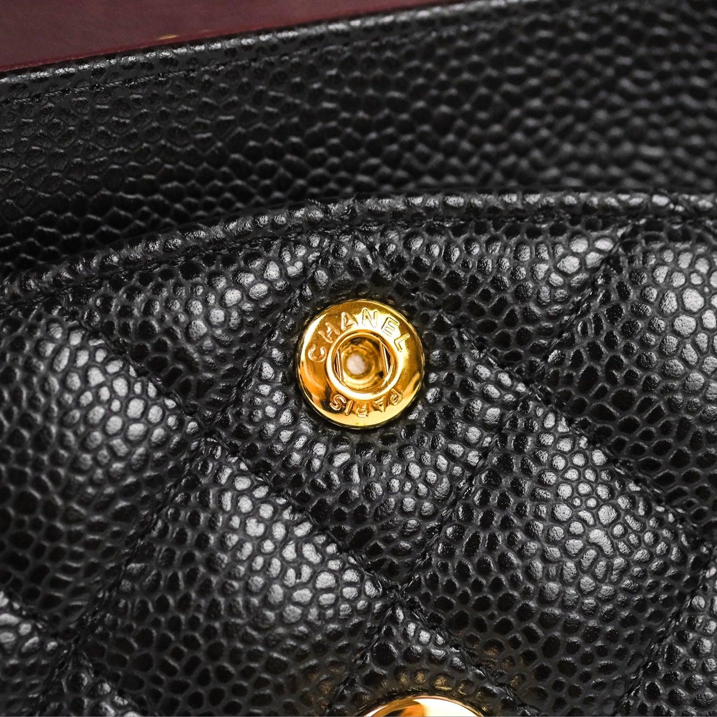 Chanel Small Classic Quilted Flap Black Caviar Gold Hardware