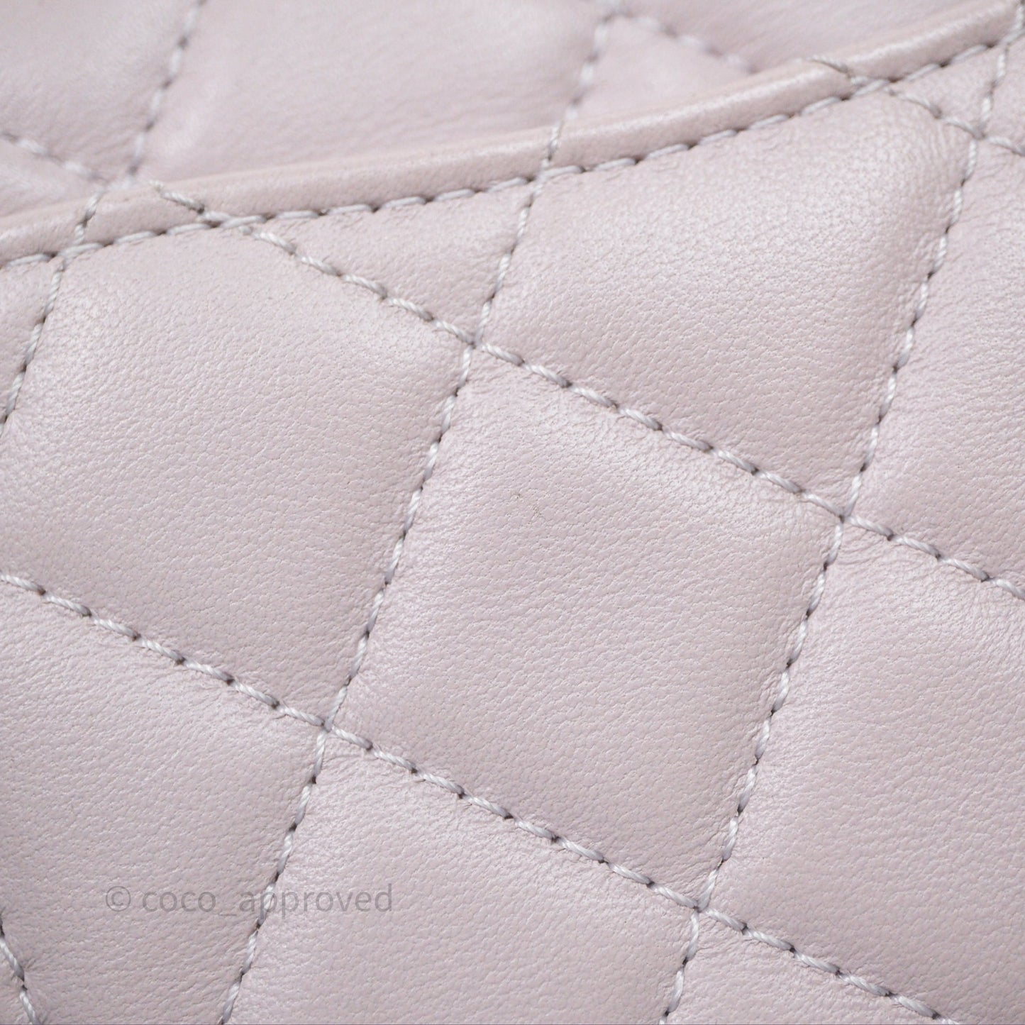 Chanel Mini Rectangular Pearl Crush Lilac Lambskin Aged Gold Hardware