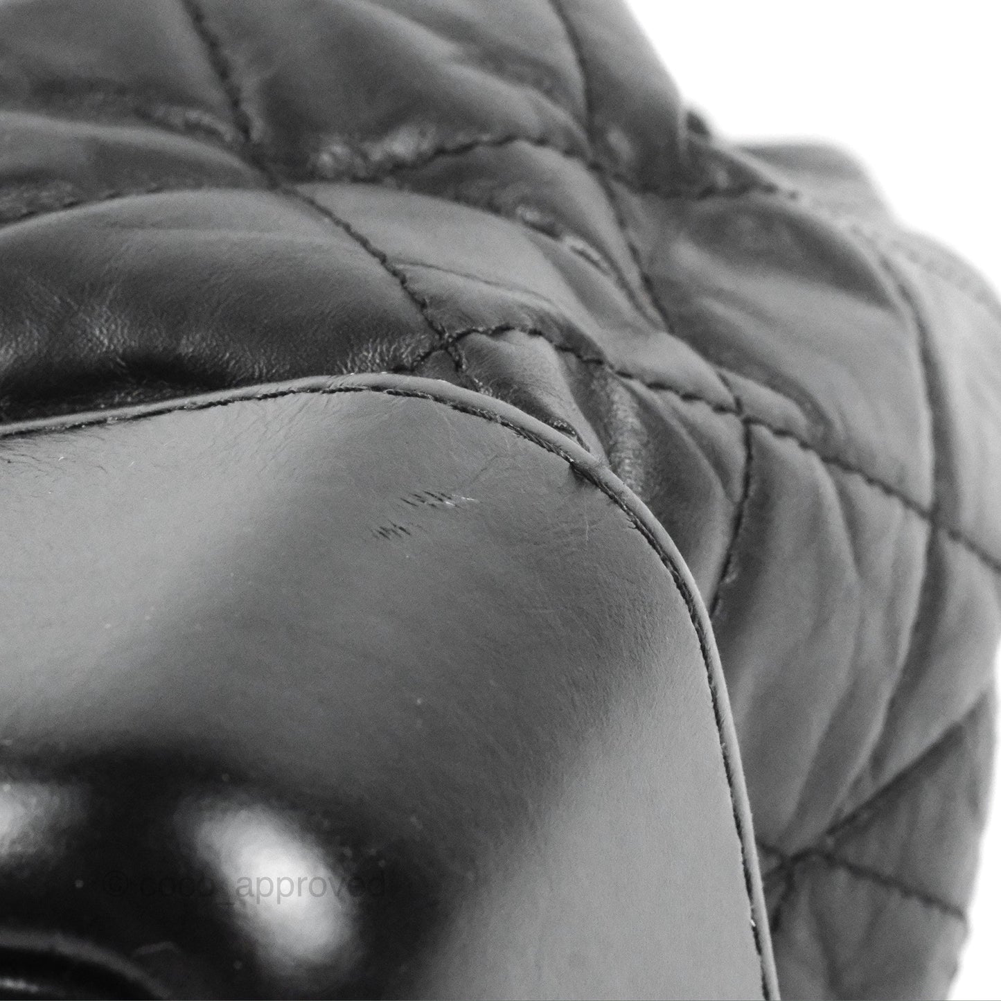 Chanel Medium Gabrielle Backpack Black Aged Calfskin