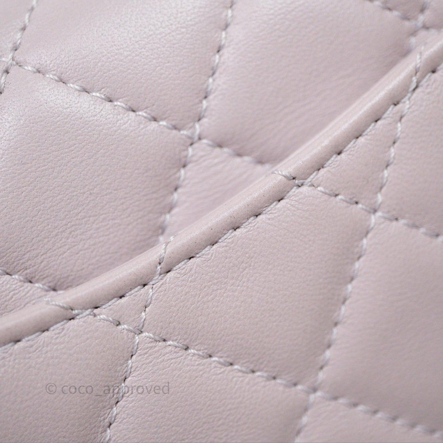 Chanel Mini Rectangular Pearl Crush Lilac Lambskin Aged Gold Hardware