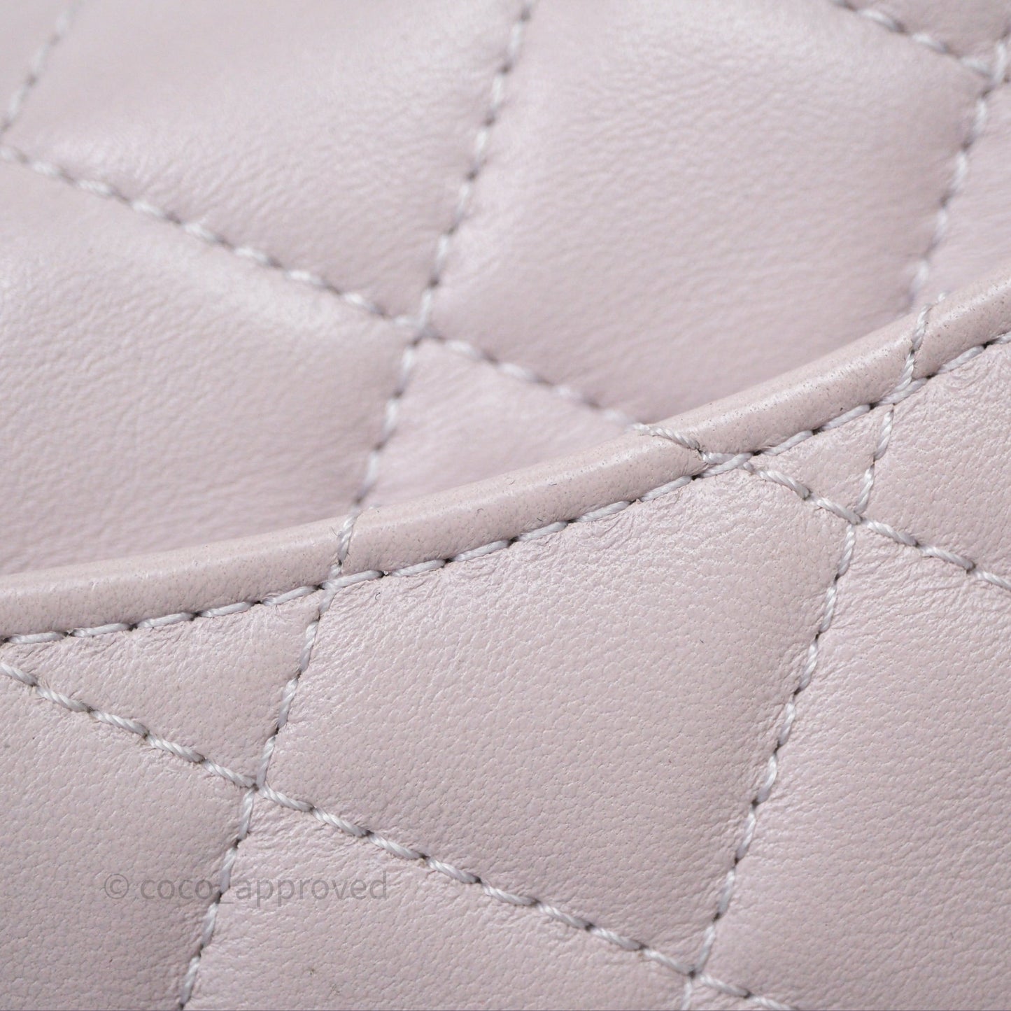 Chanel Mini Rectangular Pearl Crush Lilac Lambskin Aged Gold Hardware