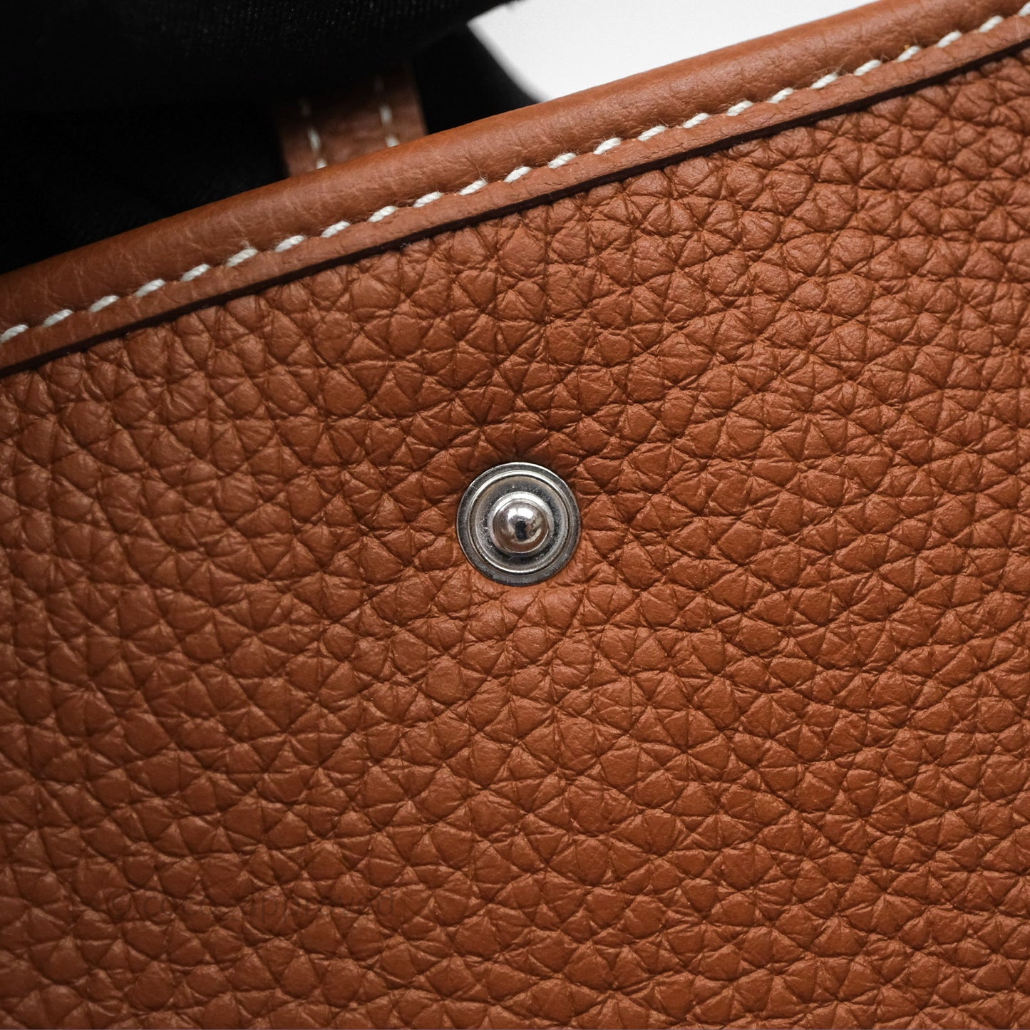 Hermès Mini Evelyne 16 Amazone Gold/ Cornaline-Blanc Clemence Palladium Hardware