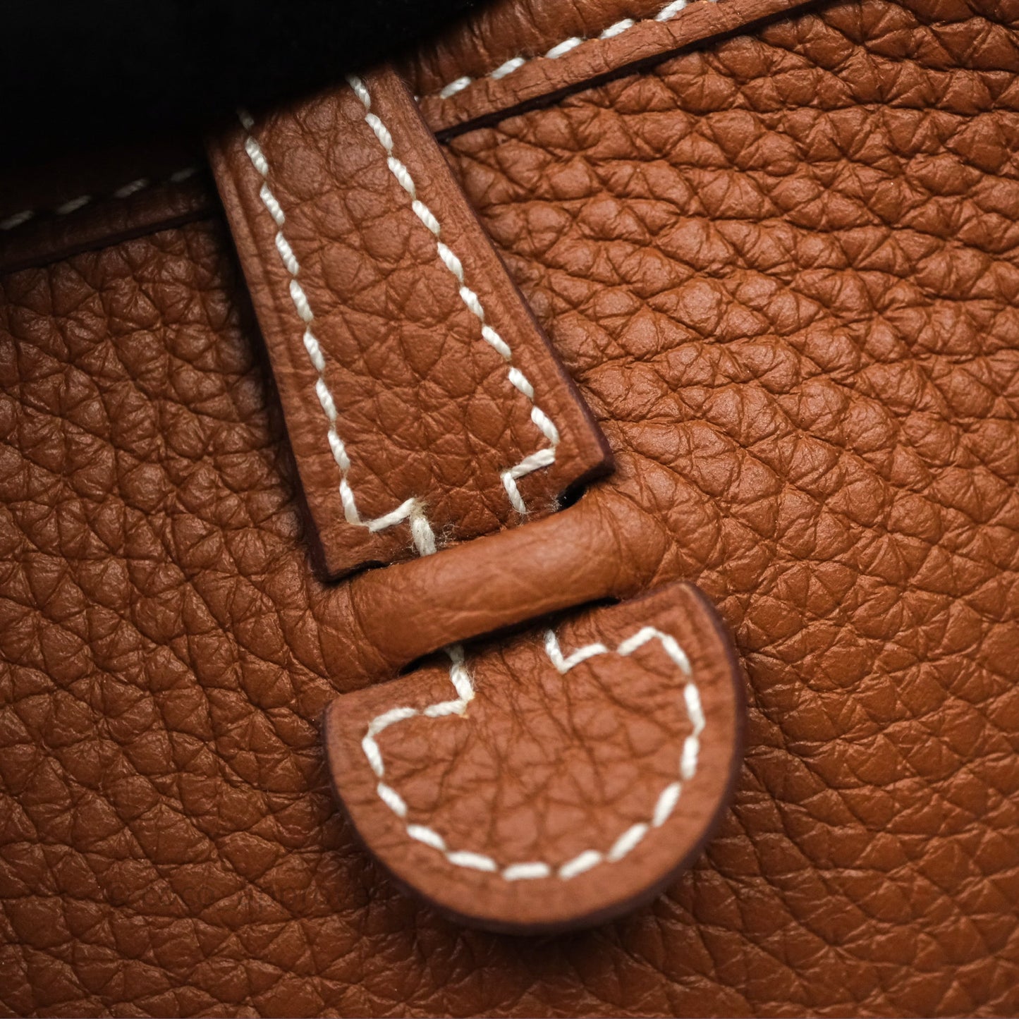 Hermès Mini Evelyne 16 Amazone Gold/ Cornaline-Blanc Clemence Palladium Hardware