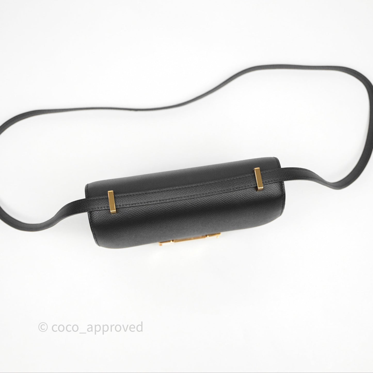 Hermès Constance Mini 18cm Black Epsom Gold Hardware