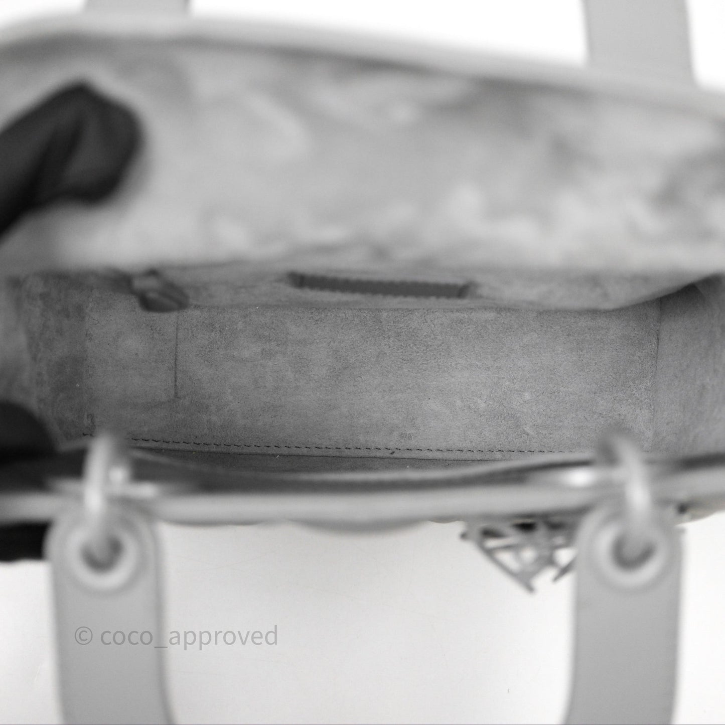 Christian Dior Small Lady Dior My ABCDior Bag Ultra Matte Gray Cannage Calfskin