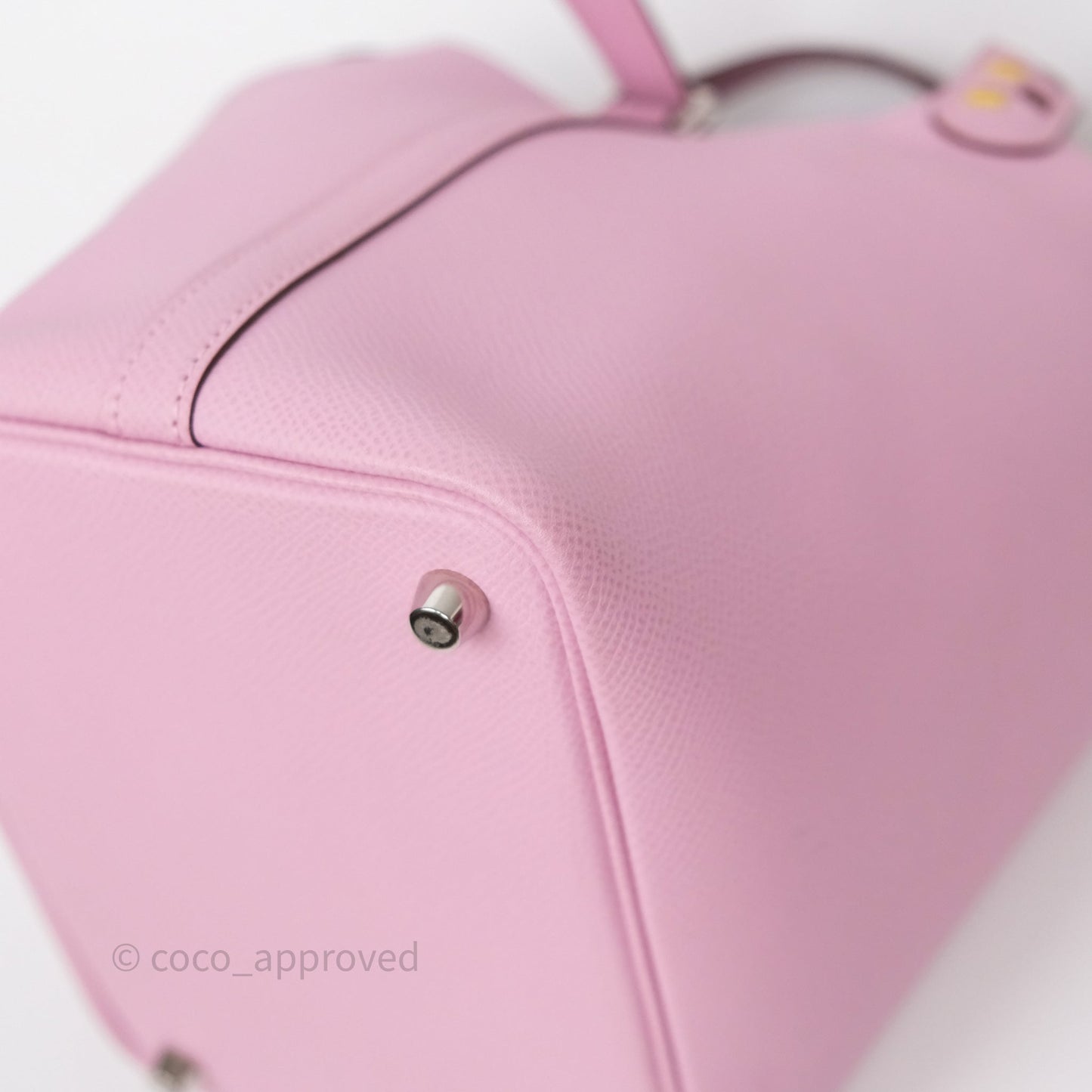 Hermès Tressage De Cuir Picotin Lock 18 Mauve Sylvestre X9/ Jaune de Naples 9O/Rouge H 55 Epsom Palladium Hardware
