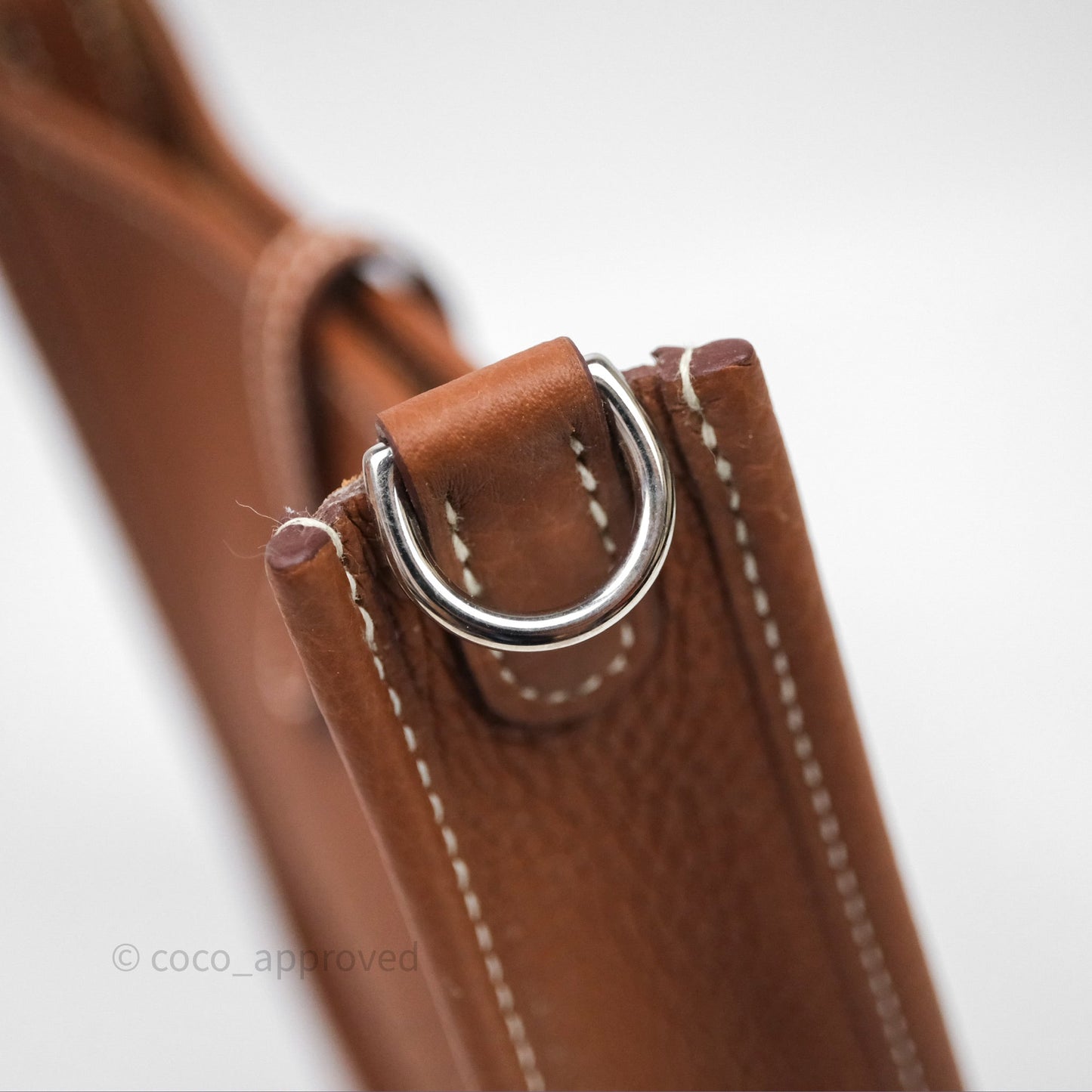 Hermès Mini Evelyne 16 Amazone Gold/ Cornaline-Blanc Clemence Palladium Hardware