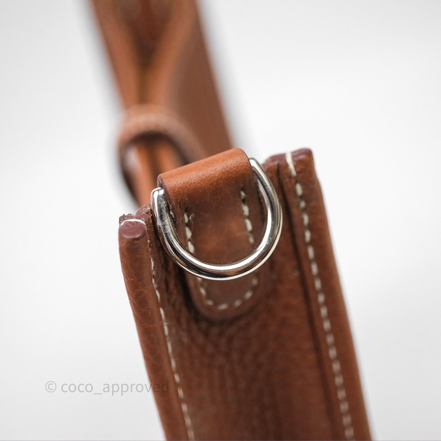 Hermès Mini Evelyne 16 Amazone Gold/ Cornaline-Blanc Clemence Palladium Hardware