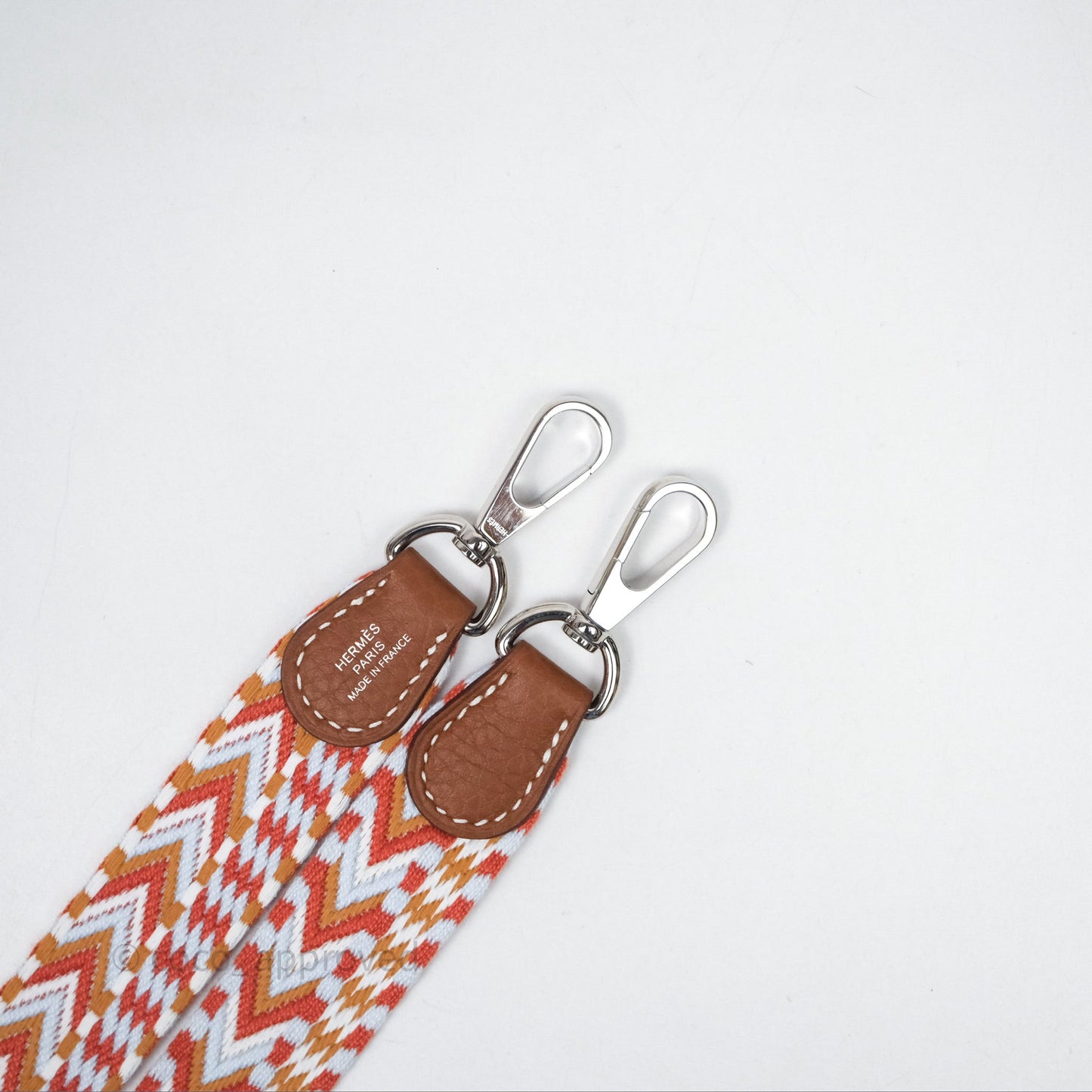 Hermès Mini Evelyne 16 Amazone Gold/ Cornaline-Blanc Clemence Palladium Hardware