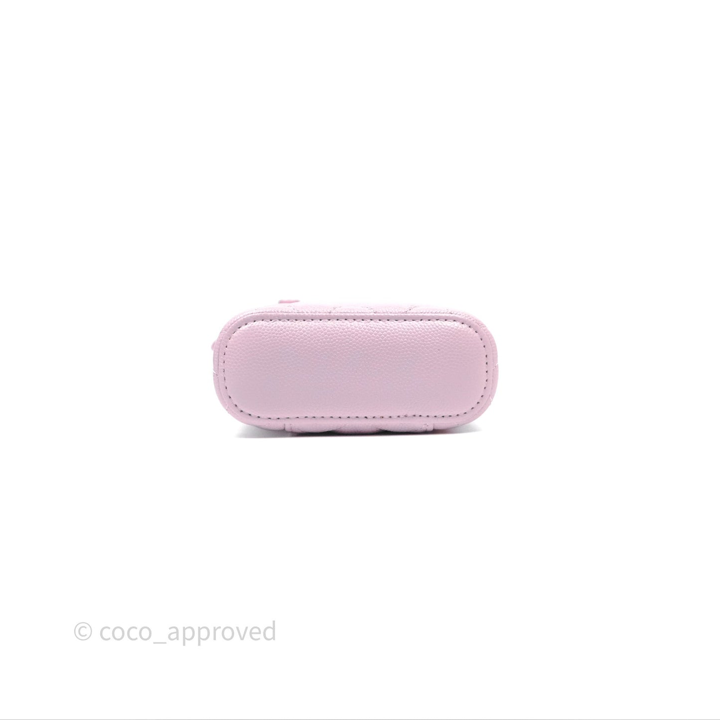 Chanel Mini Vanity With Chain Pink Caviar Gold Hardware