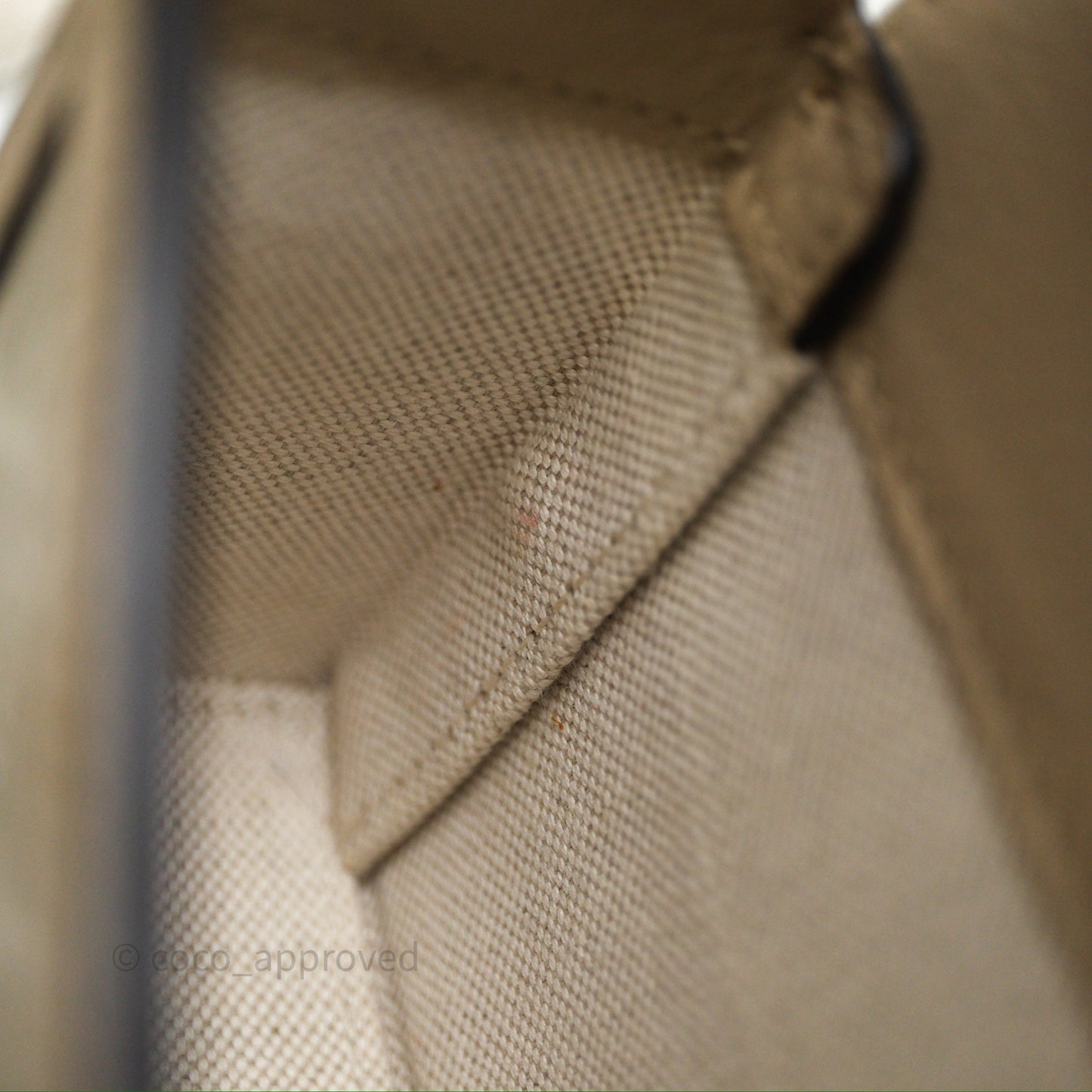 Gucci Horsebit 1955 Mini Bag Beige/White GG Supreme Canvas