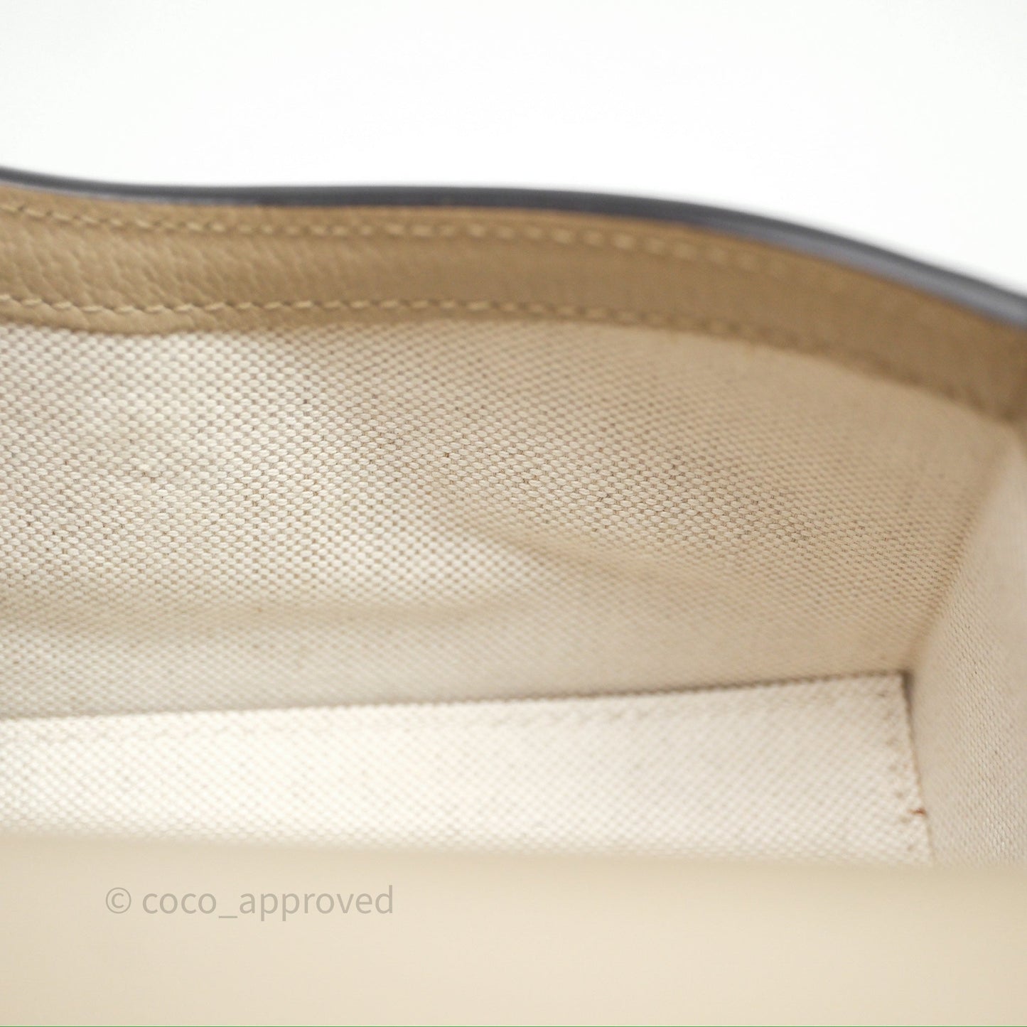 Gucci Horsebit 1955 Mini Bag Beige/White GG Supreme Canvas