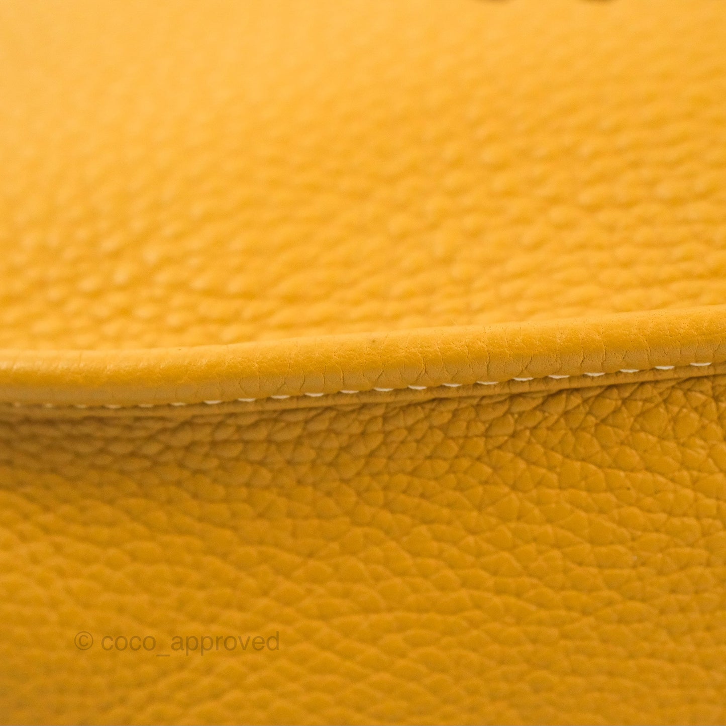 Hermes Evelyne III 29 Mustard Clemence Palladium Hardware