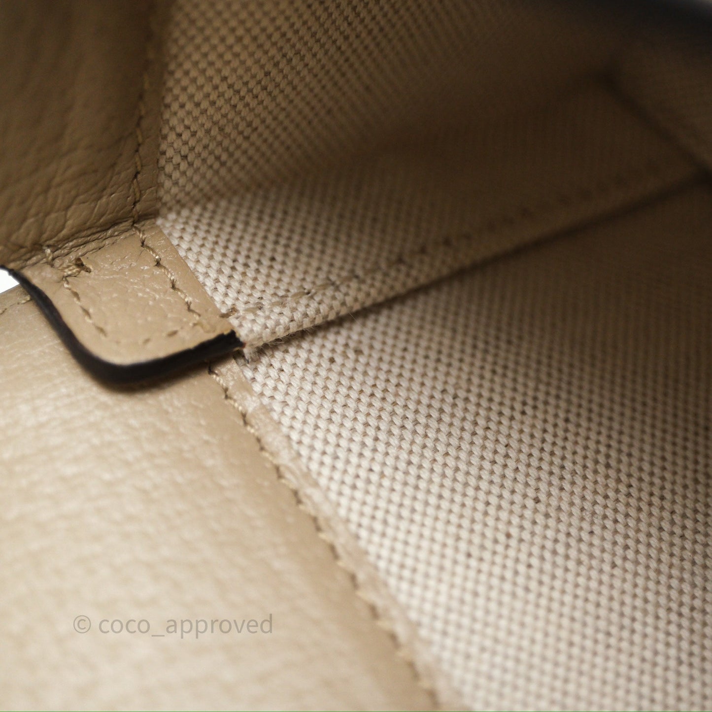 Gucci Horsebit 1955 Mini Bag Beige/White GG Supreme Canvas