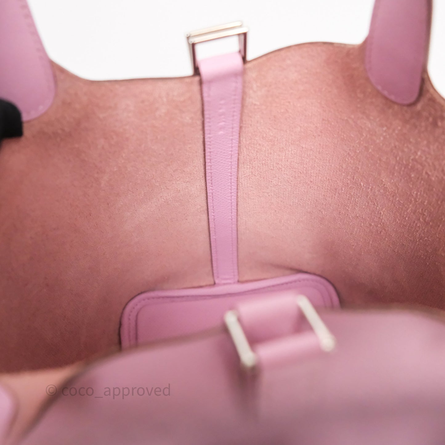Hermès Tressage De Cuir Picotin Lock 18 Mauve Sylvestre X9/ Jaune de Naples 9O/Rouge H 55 Epsom Palladium Hardware