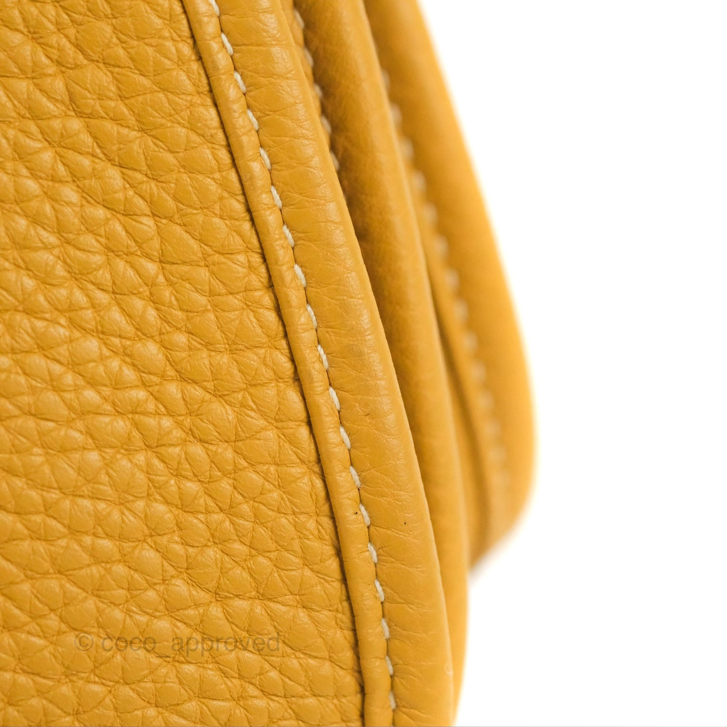 Hermes Evelyne III 29 Mustard Clemence Palladium Hardware