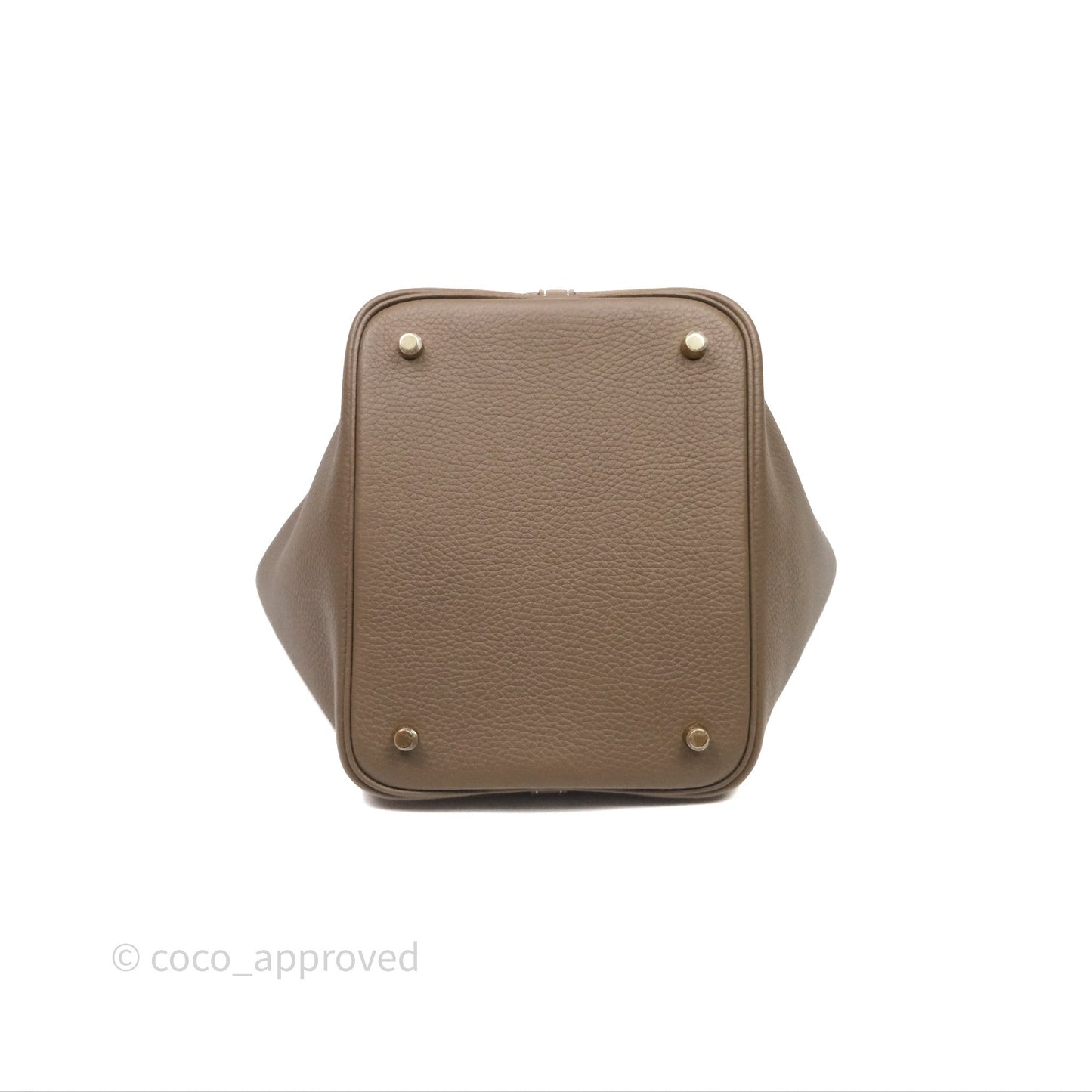 Hermès Picotin 22 Etoupe Clemence Gold Hardware