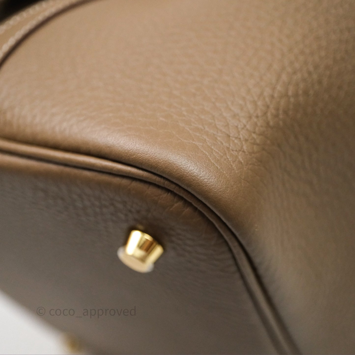 Hermès Picotin 22 Etoupe Clemence Gold Hardware