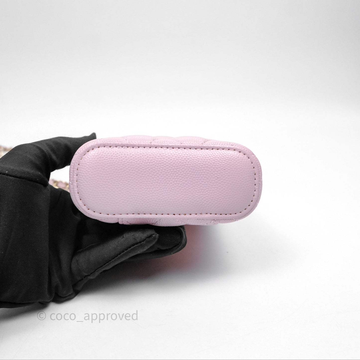 Chanel Mini Vanity With Chain Pink Caviar Gold Hardware