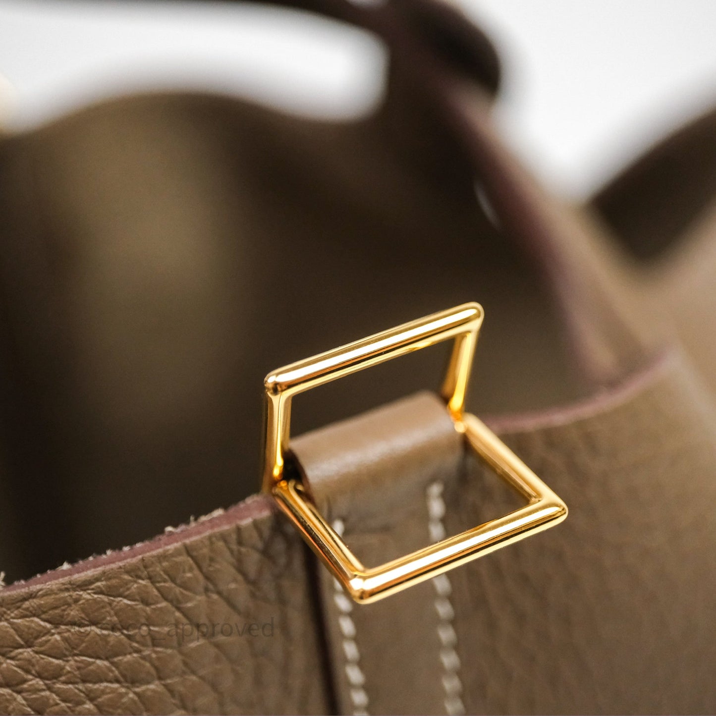 Hermès Picotin 22 Etoupe Clemence Gold Hardware