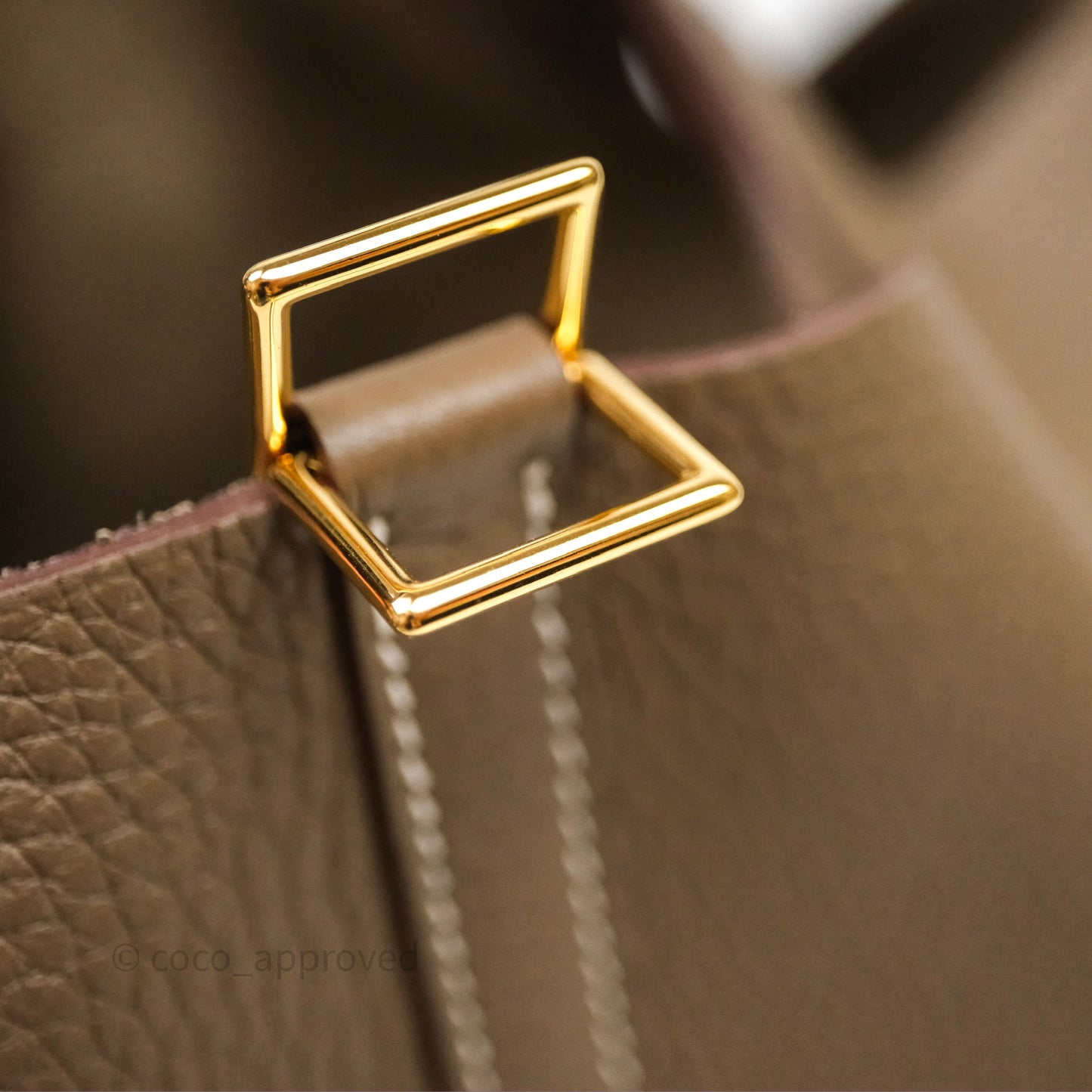 Hermès Picotin 22 Etoupe Clemence Gold Hardware