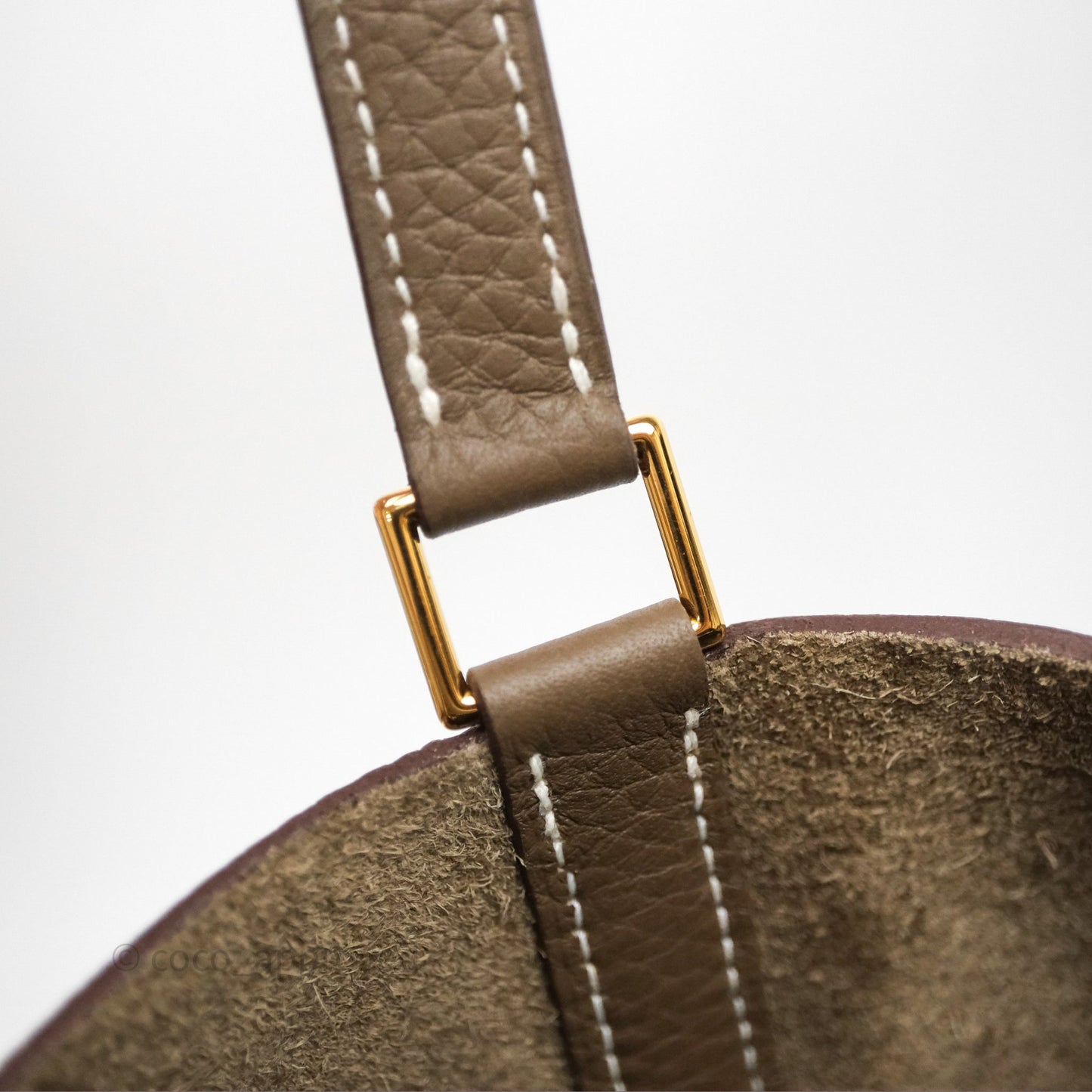 Hermès Picotin 22 Etoupe Clemence Gold Hardware