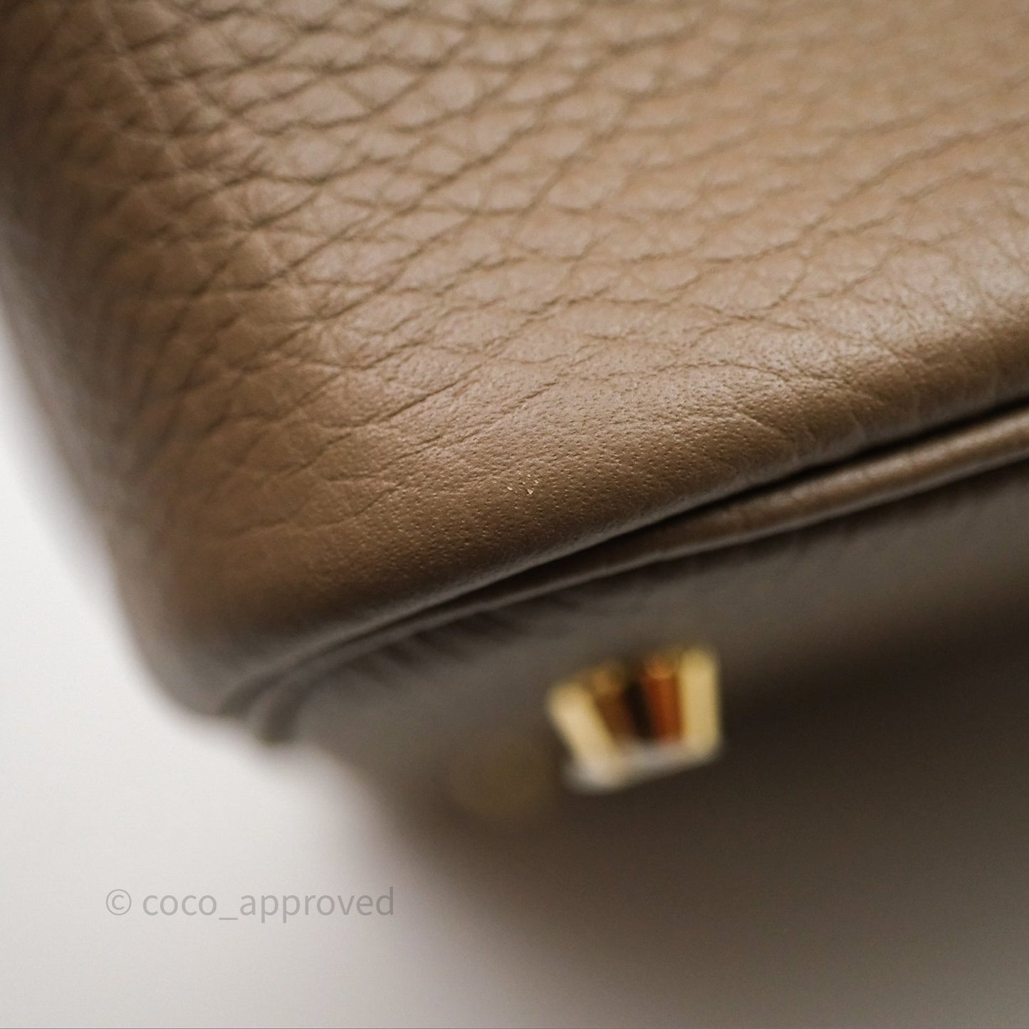 Hermès Picotin 22 Etoupe Clemence Gold Hardware