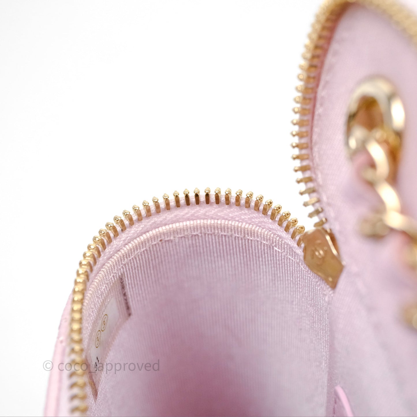 Chanel Mini Vanity With Chain Pink Caviar Gold Hardware
