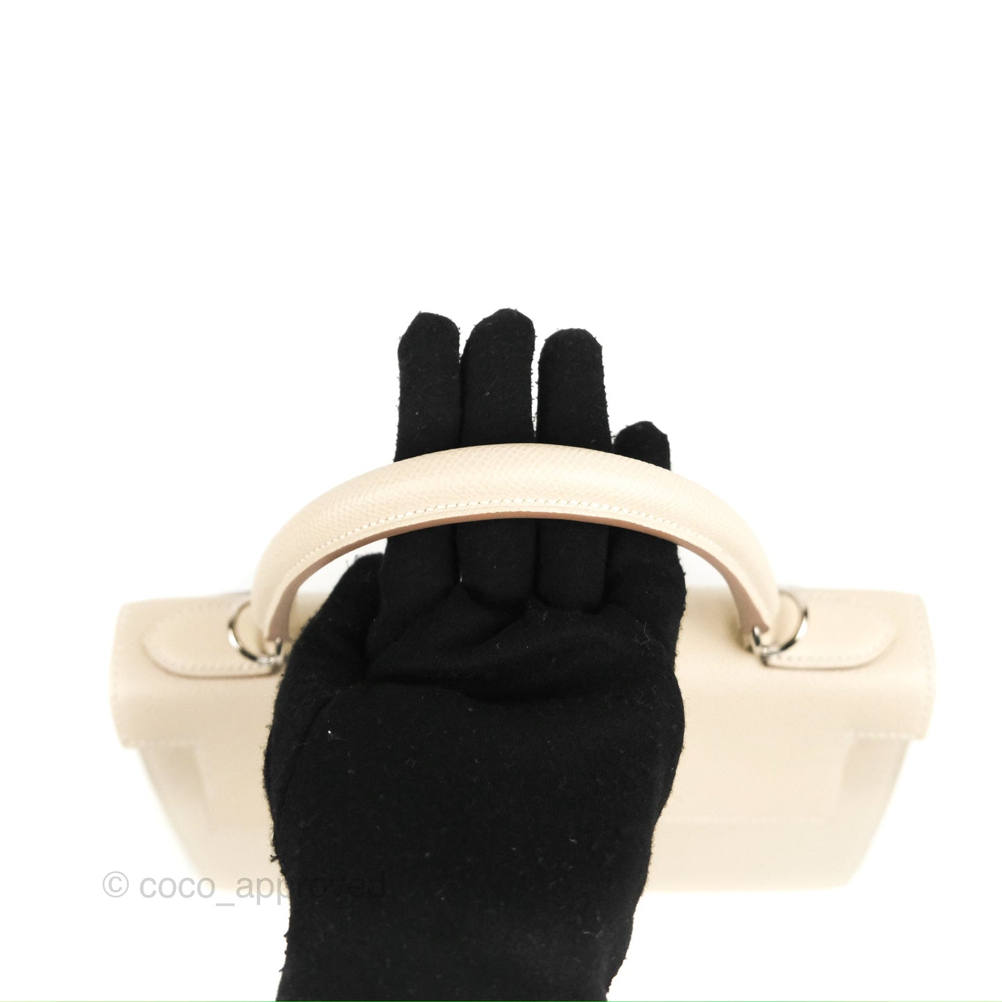 Hermès Kelly Sellier 28 Craie Epsom Palladium Hardware