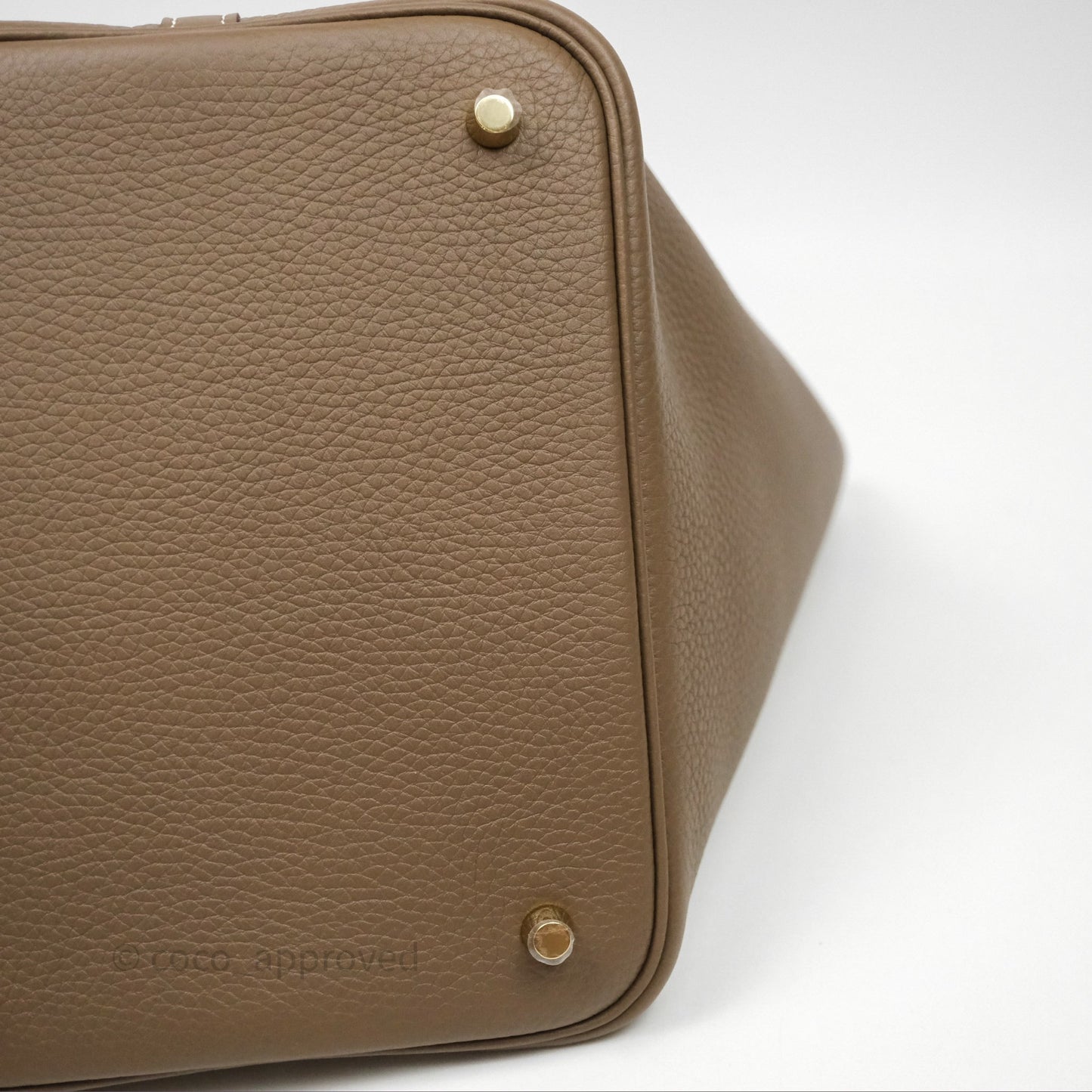 Hermès Picotin 22 Etoupe Clemence Gold Hardware