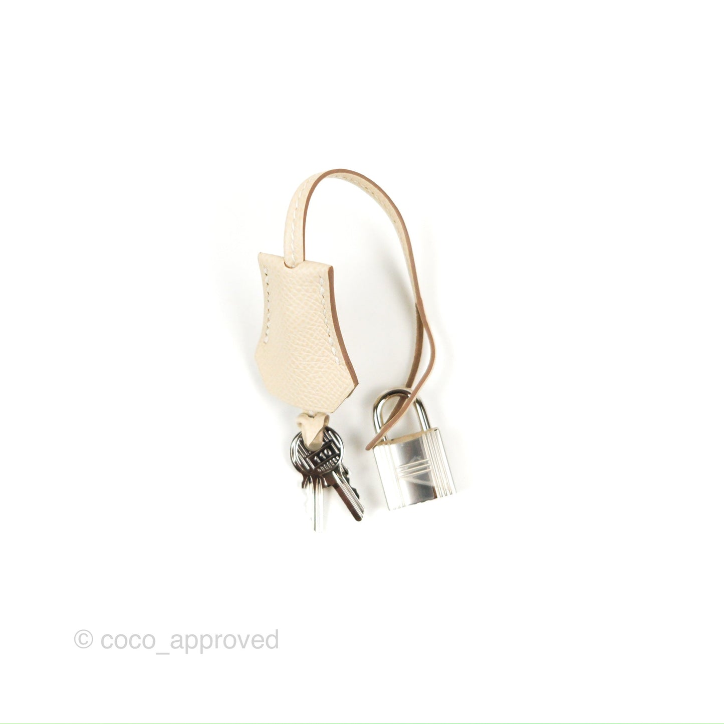 Hermès Kelly Sellier 28 Craie Epsom Palladium Hardware