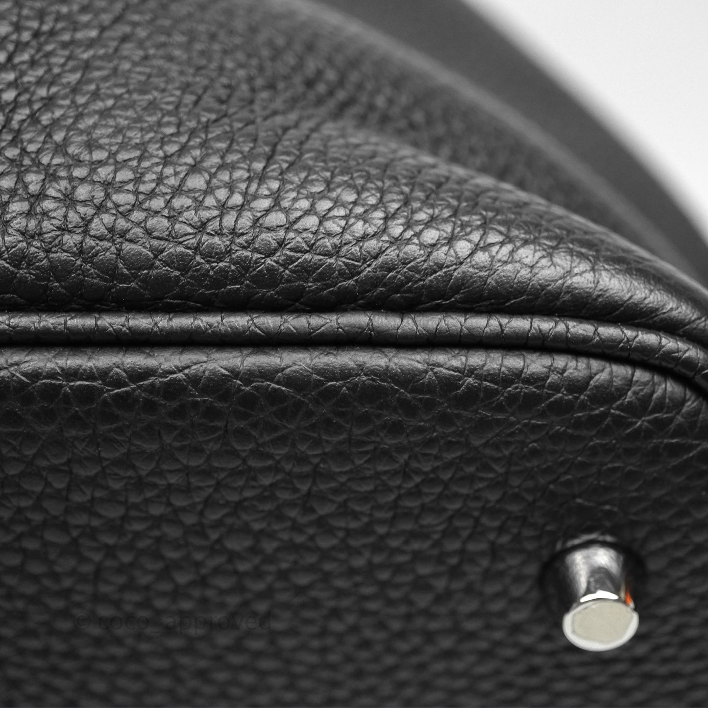 Hermès Picotin 26 Black Noir 89 Clemence Palladium Hardware