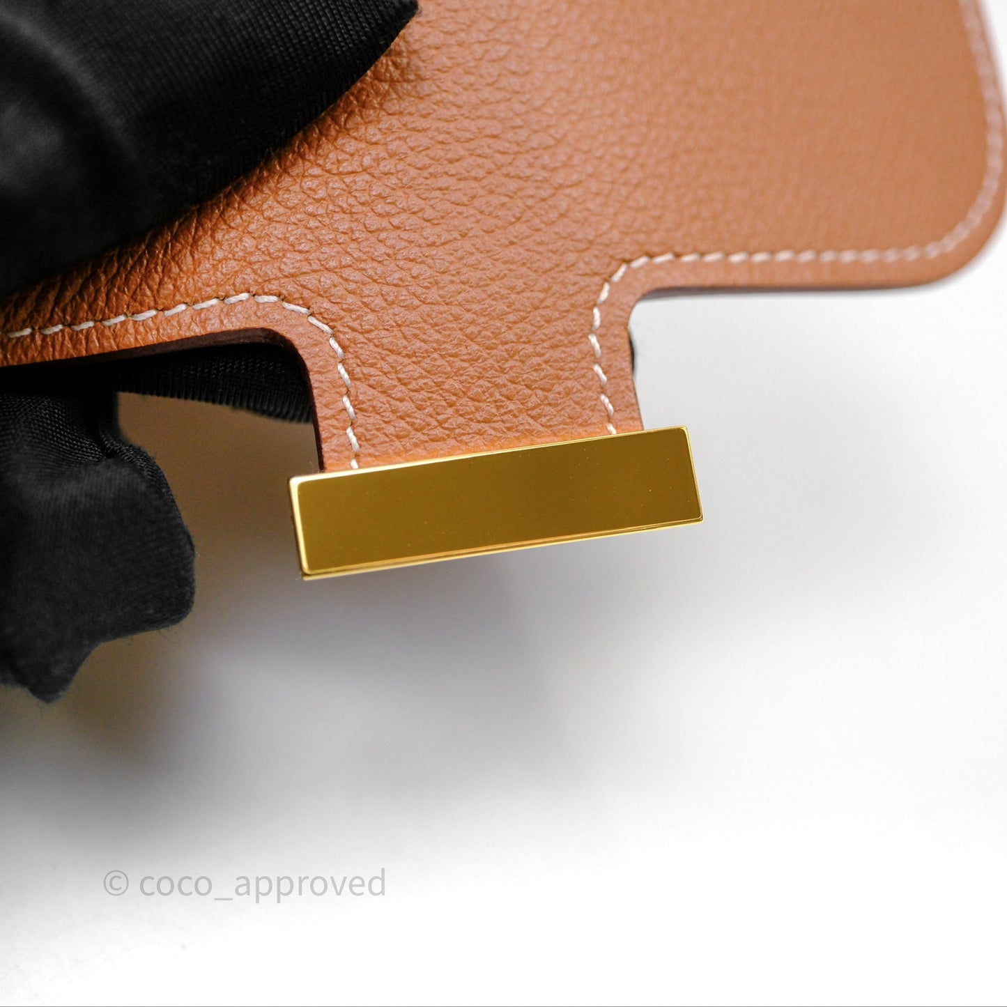 Hermès Constance Slim Wallet Gold 37 Evercolor Gold Hardware