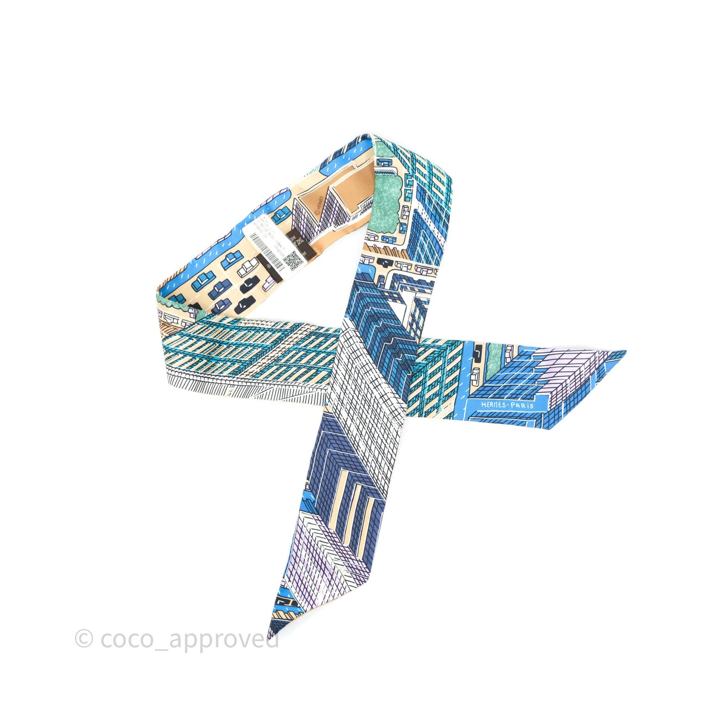 Hermès Pantin City Silk Twilly