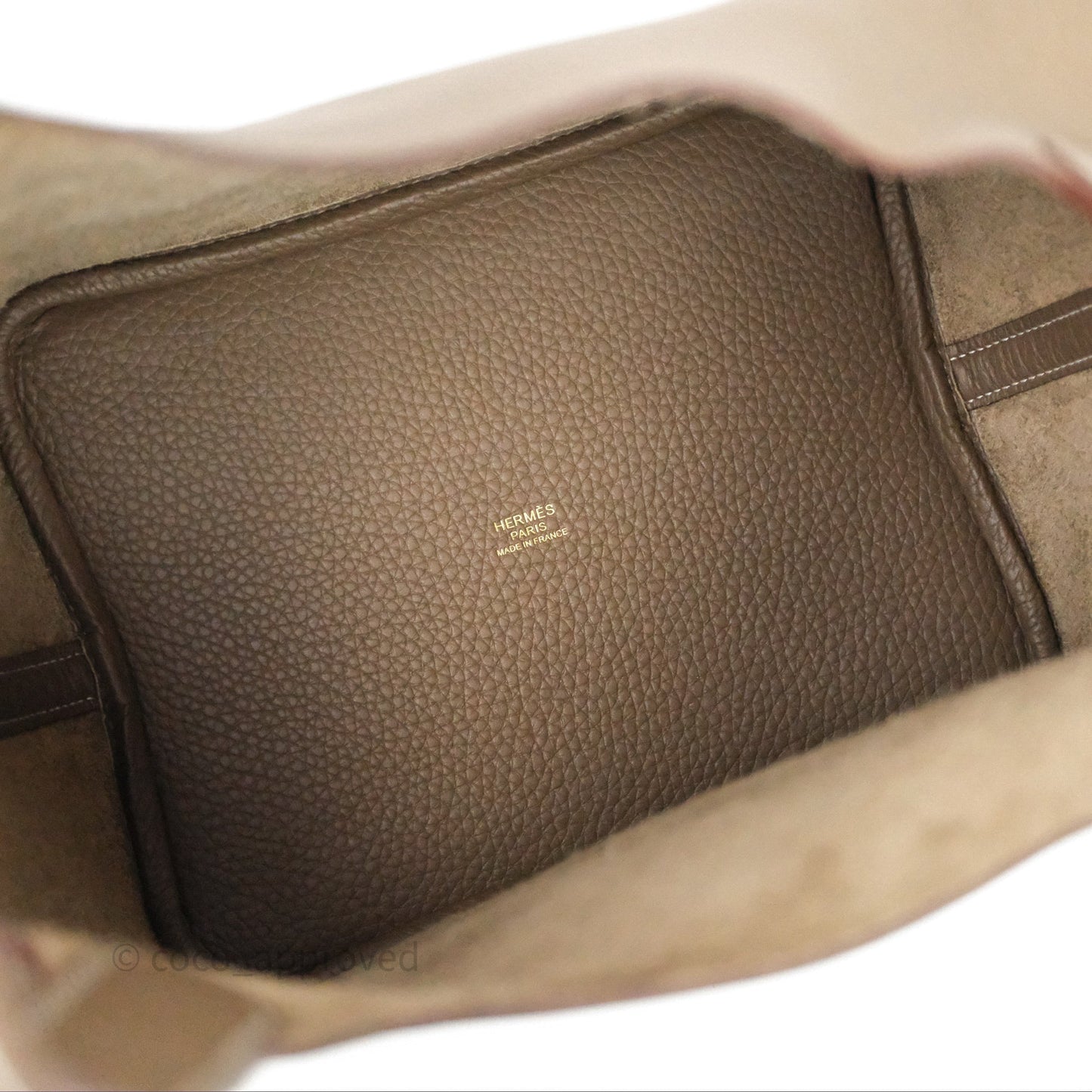Hermès Picotin 22 Etoupe Clemence Gold Hardware
