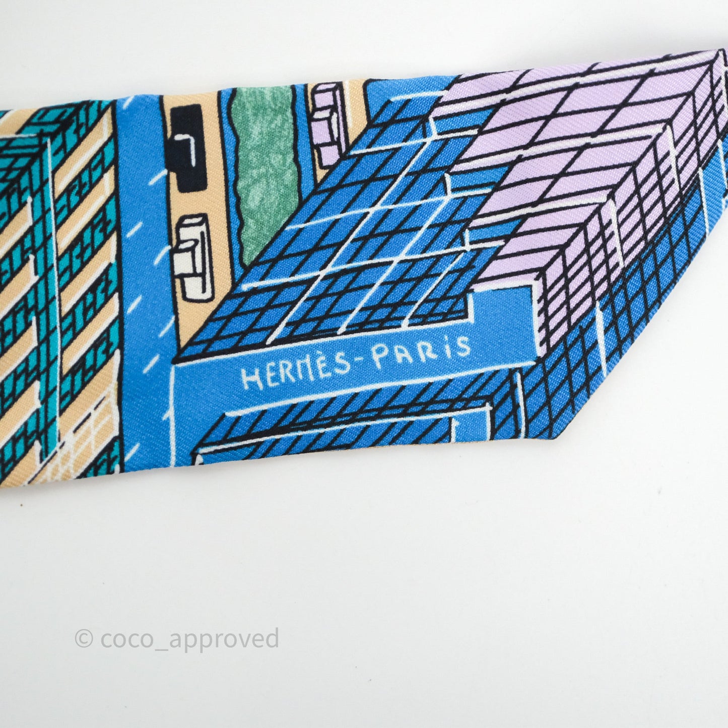 Hermès Pantin City Silk Twilly
