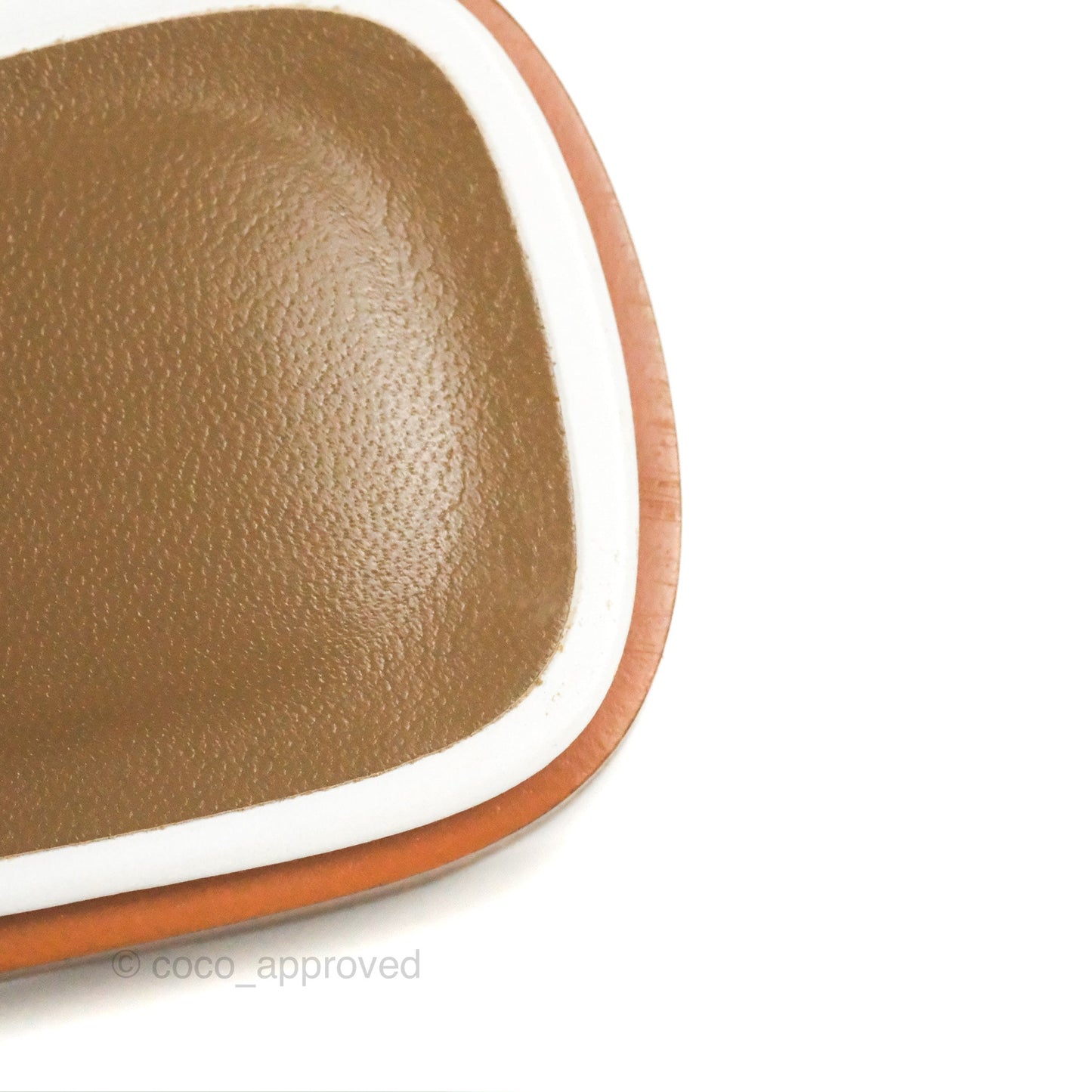 Hermès Oran Sandals in White Size 36.5