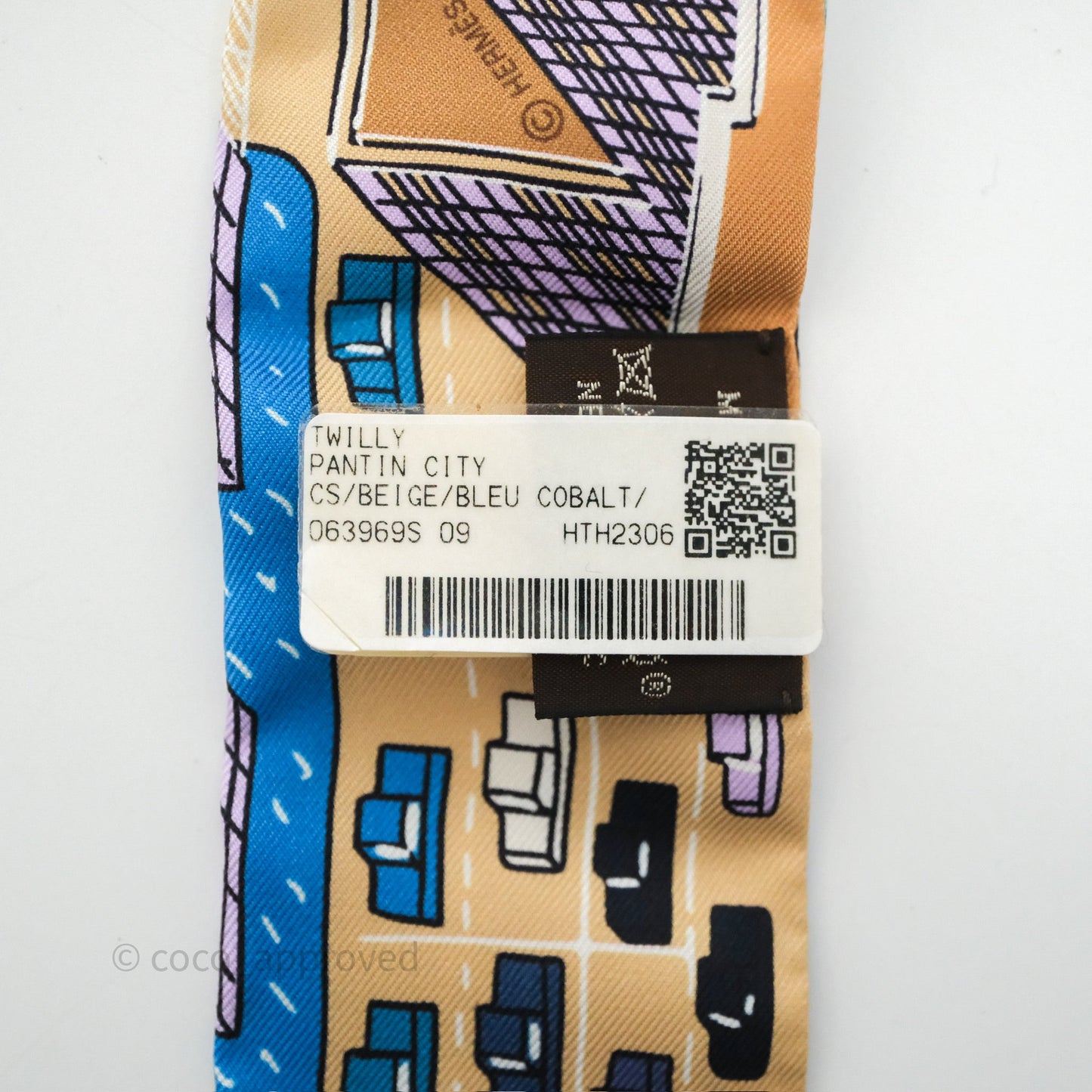 Hermès Pantin City Silk Twilly