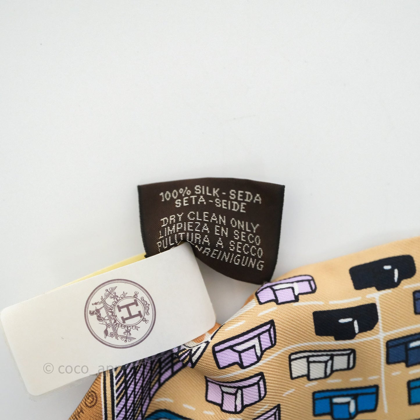 Hermès Pantin City Silk Twilly