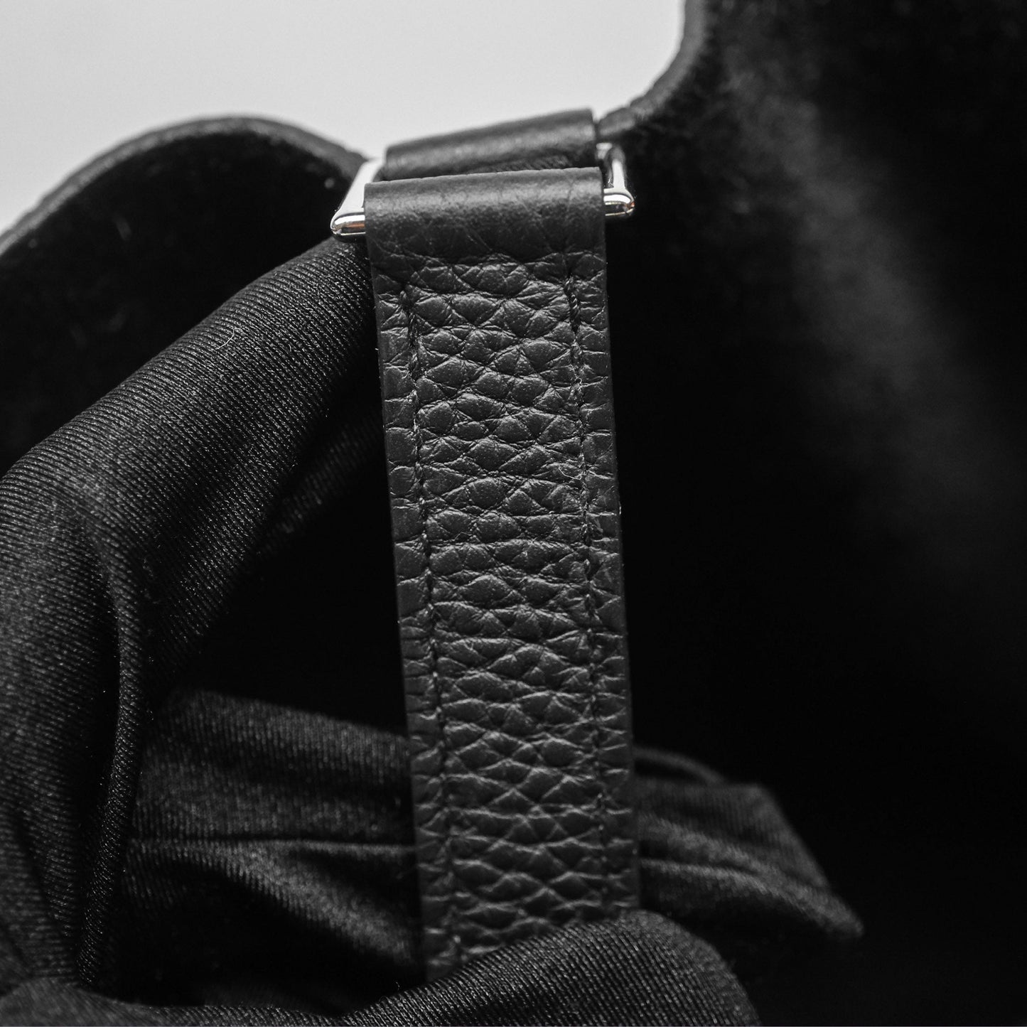 Hermès Picotin 26 Black Noir 89 Clemence Palladium Hardware