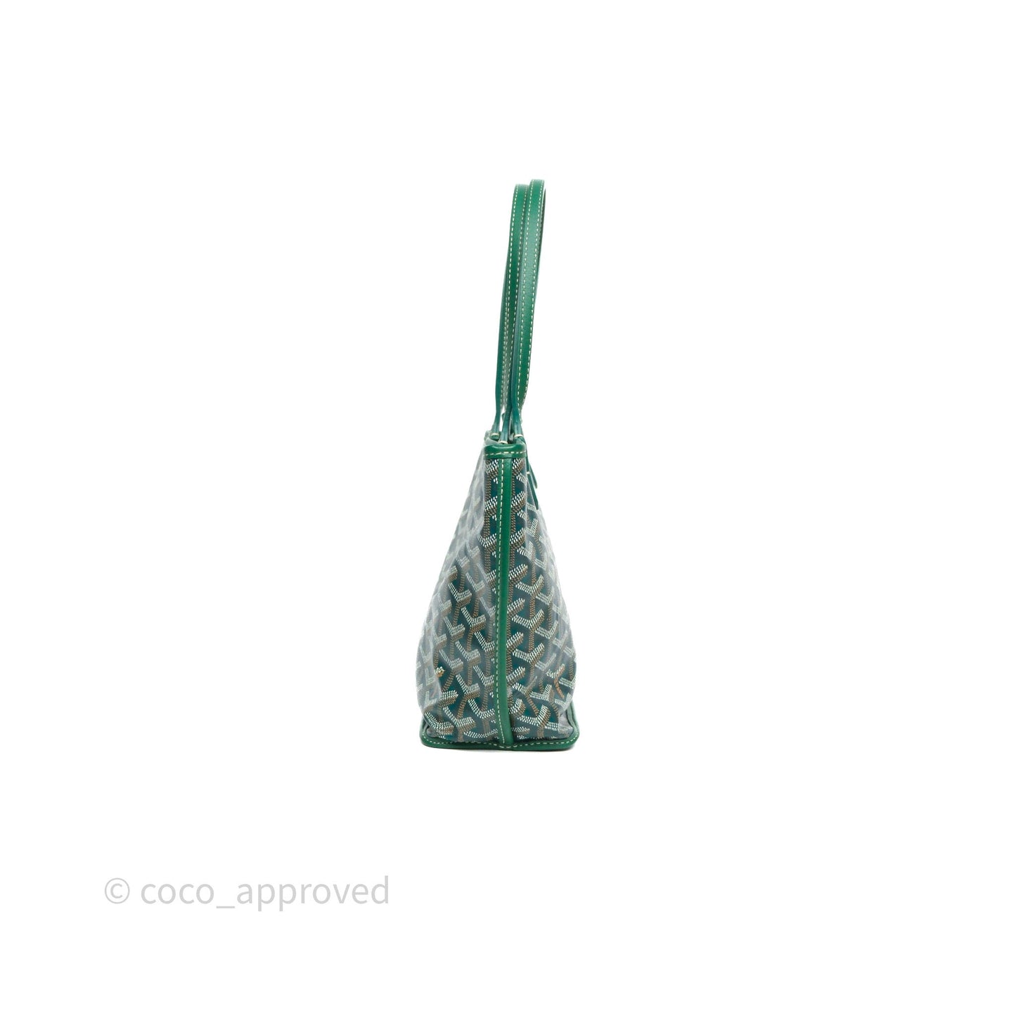 Goyard Anjou Mini Bag Goyardine Canvas Green