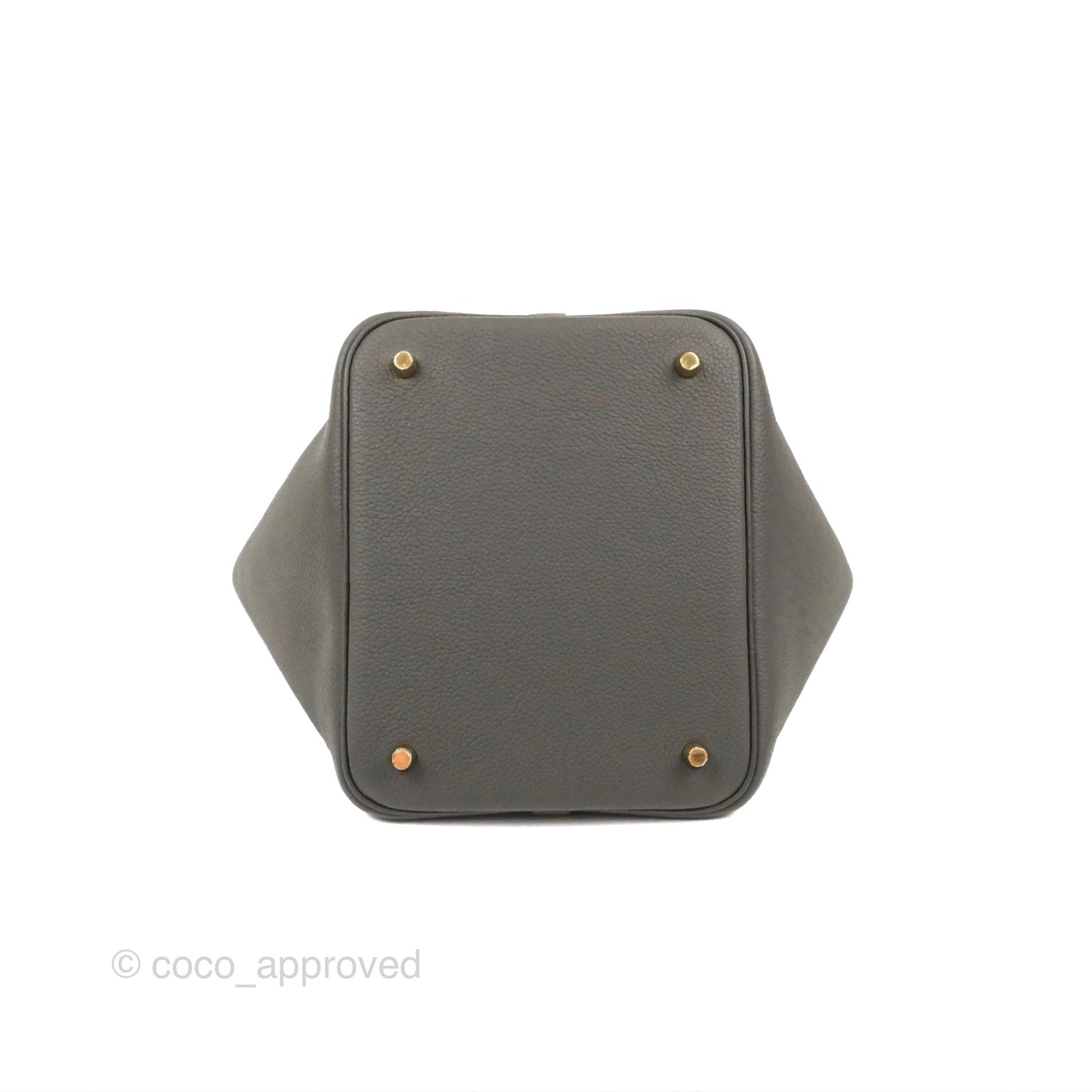 Hermès Picotin 22 Graphite Grey TM Gold Hardware