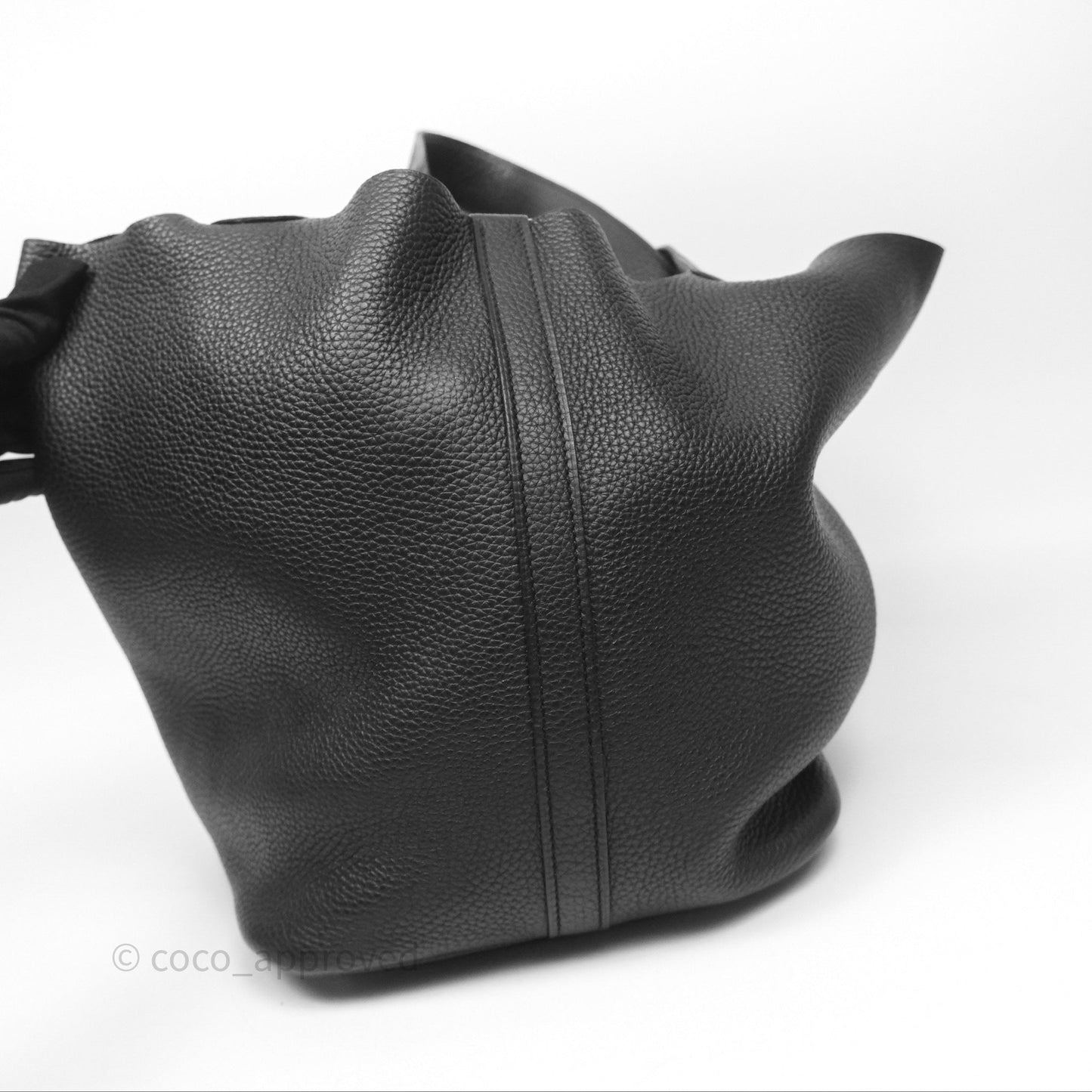 Hermès Picotin 26 Black Noir 89 Clemence Palladium Hardware