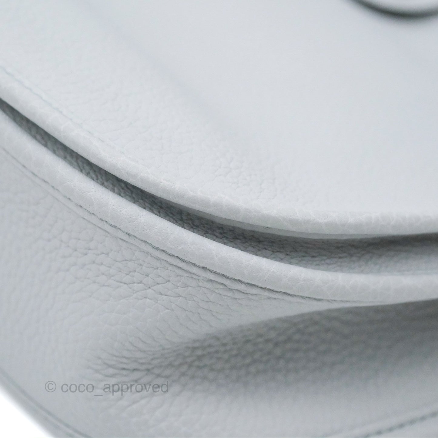 Hermes Evelyne III 29 Bleu Pale Clemence Gold Hardware
