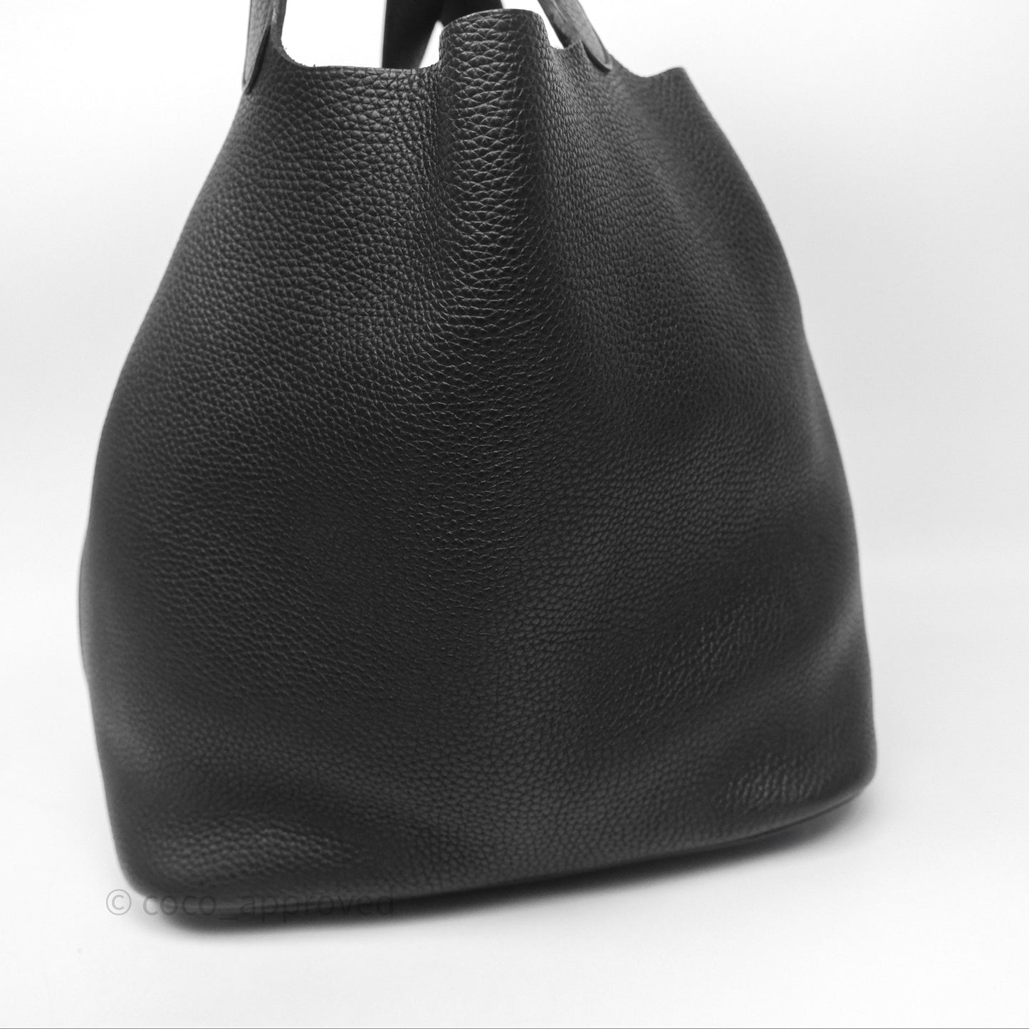 Hermès Picotin 26 Black Noir 89 Clemence Palladium Hardware